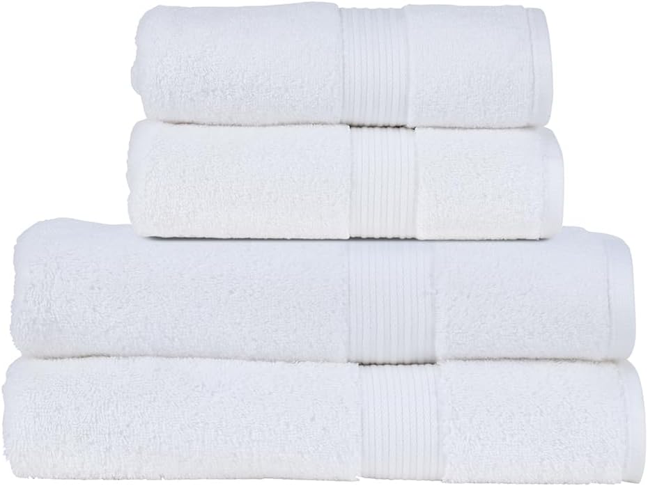 Christy Supreme Hygro 6 Piece Towel Set | Spruce Green | 100% Luxury Supima Cotton | Ultra Soft | Super Absorbent | 650GSM | 2 Bath Towels 2 Hand Towels 2 Face Cloths