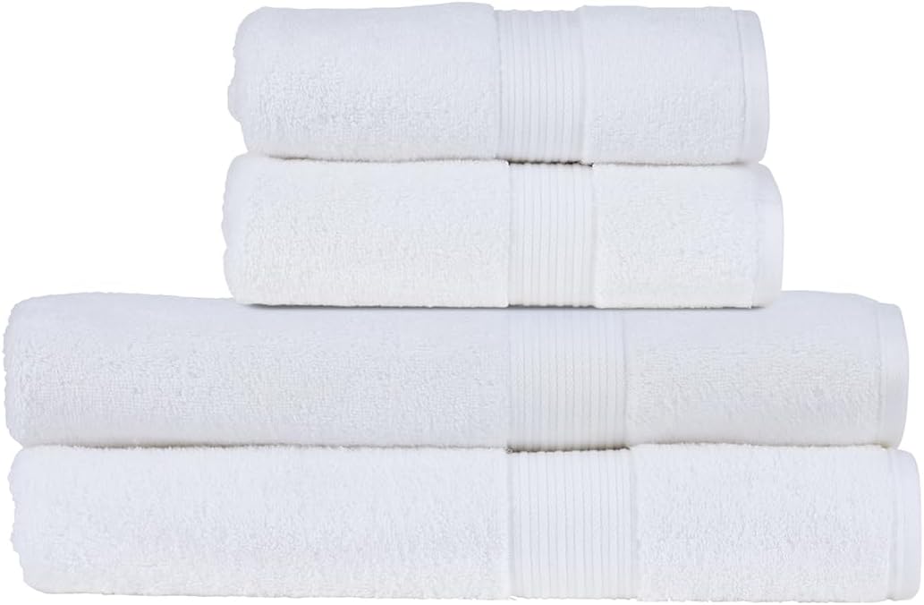 Christy Supreme Hygro 6 Piece Towel Set | Spruce Green | 100% Luxury Supima Cotton | Ultra Soft | Super Absorbent | 650GSM | 2 Bath Towels 2 Hand Towels 2 Face Cloths