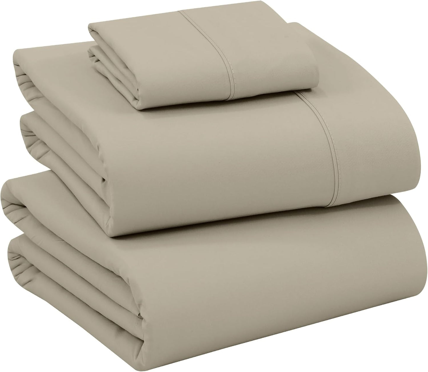 RUVANTI 100% Cotton Sheets Queen Size Set, 4 Pieces, Soft & Breathable Percale Weave Bedding, Deep Pocket 16", Hotel Standard, Crisp Cool Feeling, Durable, Perfect Floral Bed Sheet, Sweet Pea