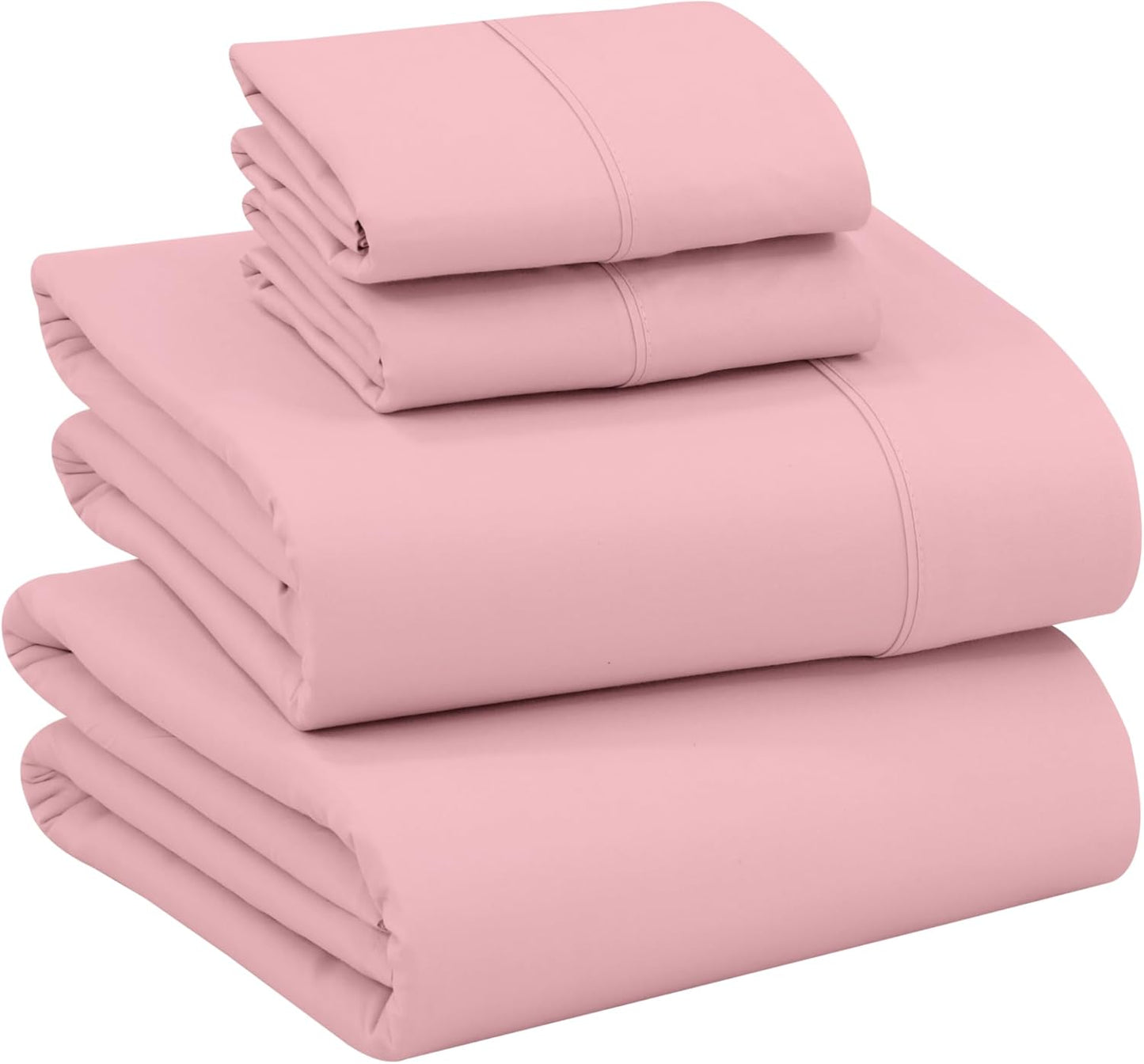 RUVANTI 100% Cotton Sheets Queen Size Set, 4 Pieces, Soft & Breathable Percale Weave Bedding, Deep Pocket 16", Hotel Standard, Crisp Cool Feeling, Durable, Perfect Floral Bed Sheet, Sweet Pea