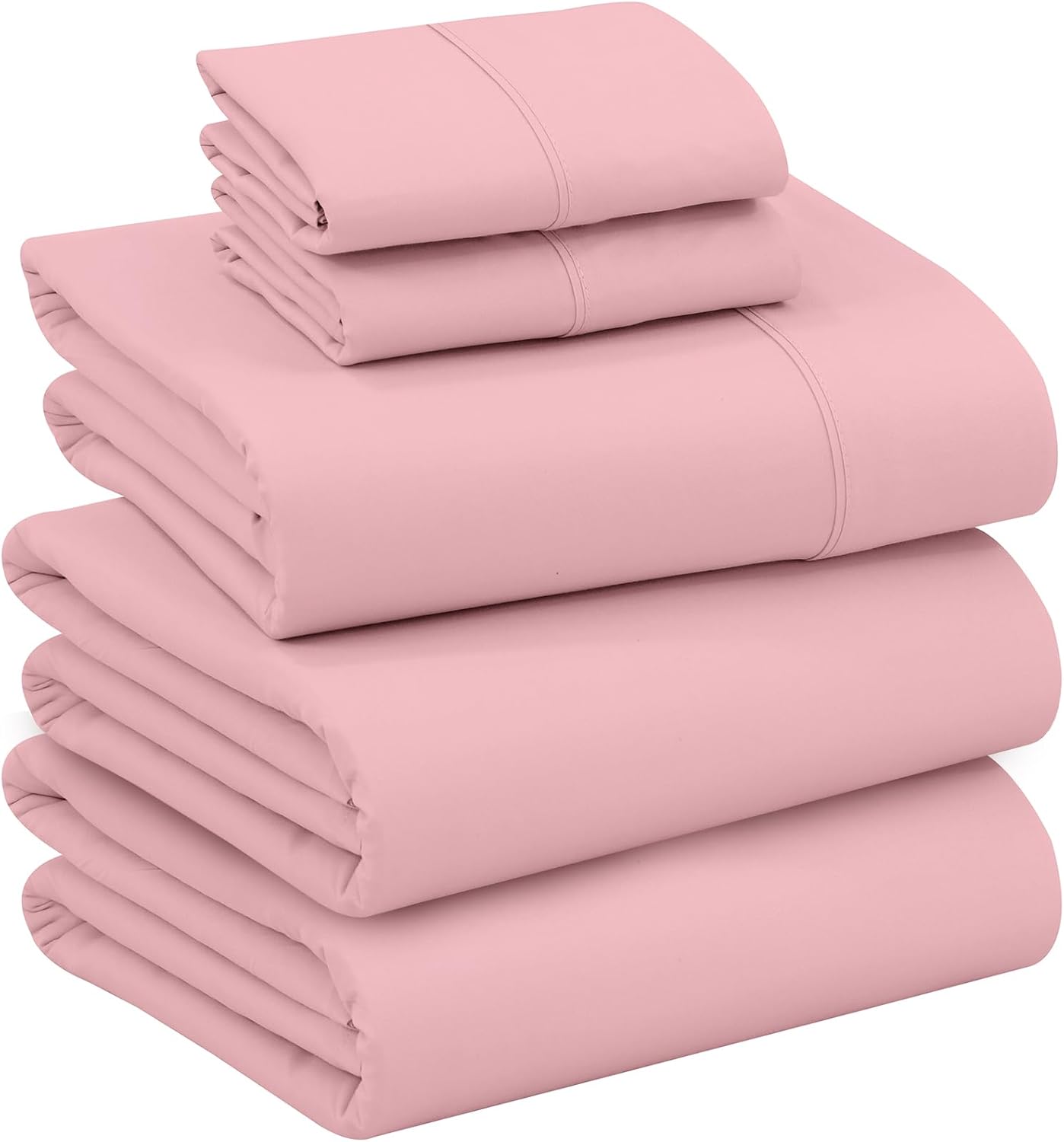 RUVANTI 100% Cotton Sheets Queen Size Set, 4 Pieces, Soft & Breathable Percale Weave Bedding, Deep Pocket 16", Hotel Standard, Crisp Cool Feeling, Durable, Perfect Floral Bed Sheet, Sweet Pea