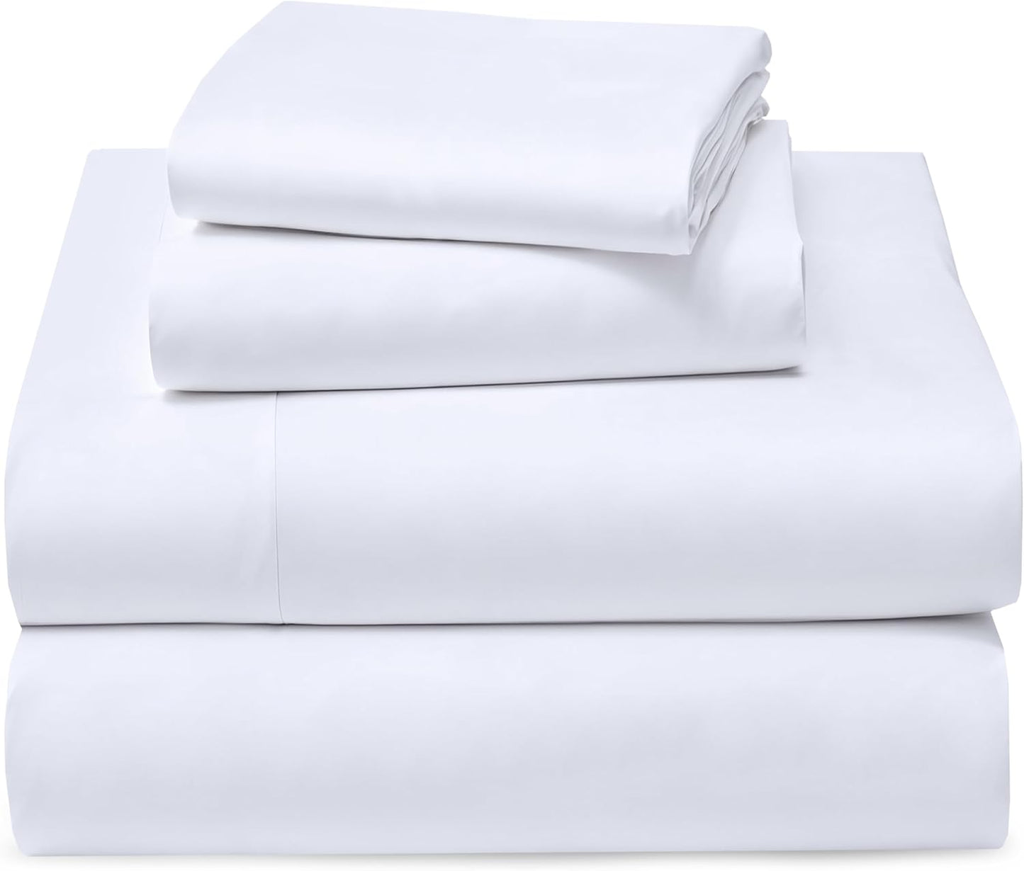 RUVANTI 100% Cotton Sheets Queen Size Set, 4 Pieces, Soft & Breathable Percale Weave Bedding, Deep Pocket 16", Hotel Standard, Crisp Cool Feeling, Durable, Perfect Floral Bed Sheet, Sweet Pea