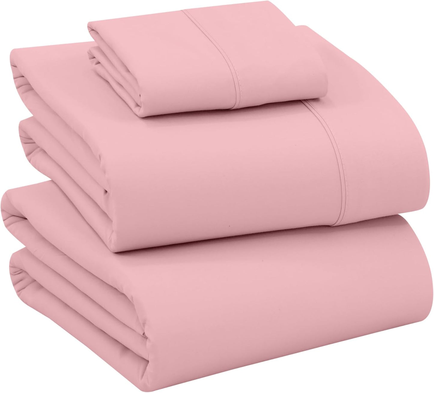 RUVANTI 100% Cotton Sheets Queen Size Set, 4 Pieces, Soft & Breathable Percale Weave Bedding, Deep Pocket 16", Hotel Standard, Crisp Cool Feeling, Durable, Perfect Floral Bed Sheet, Sweet Pea