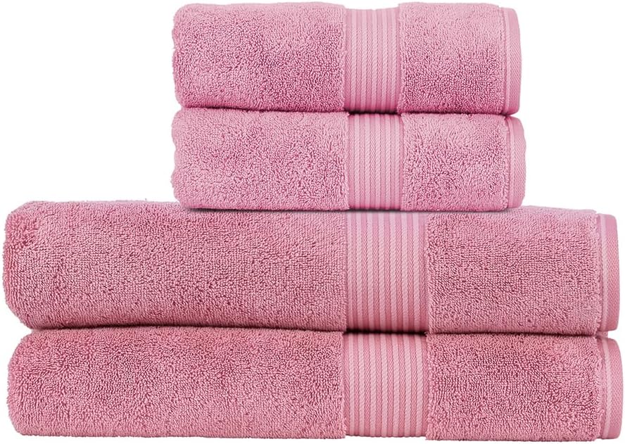 Christy Supreme Hygro 6 Piece Towel Set | Spruce Green | 100% Luxury Supima Cotton | Ultra Soft | Super Absorbent | 650GSM | 2 Bath Towels 2 Hand Towels 2 Face Cloths