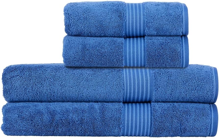 Christy Supreme Hygro 6 Piece Towel Set | Spruce Green | 100% Luxury Supima Cotton | Ultra Soft | Super Absorbent | 650GSM | 2 Bath Towels 2 Hand Towels 2 Face Cloths