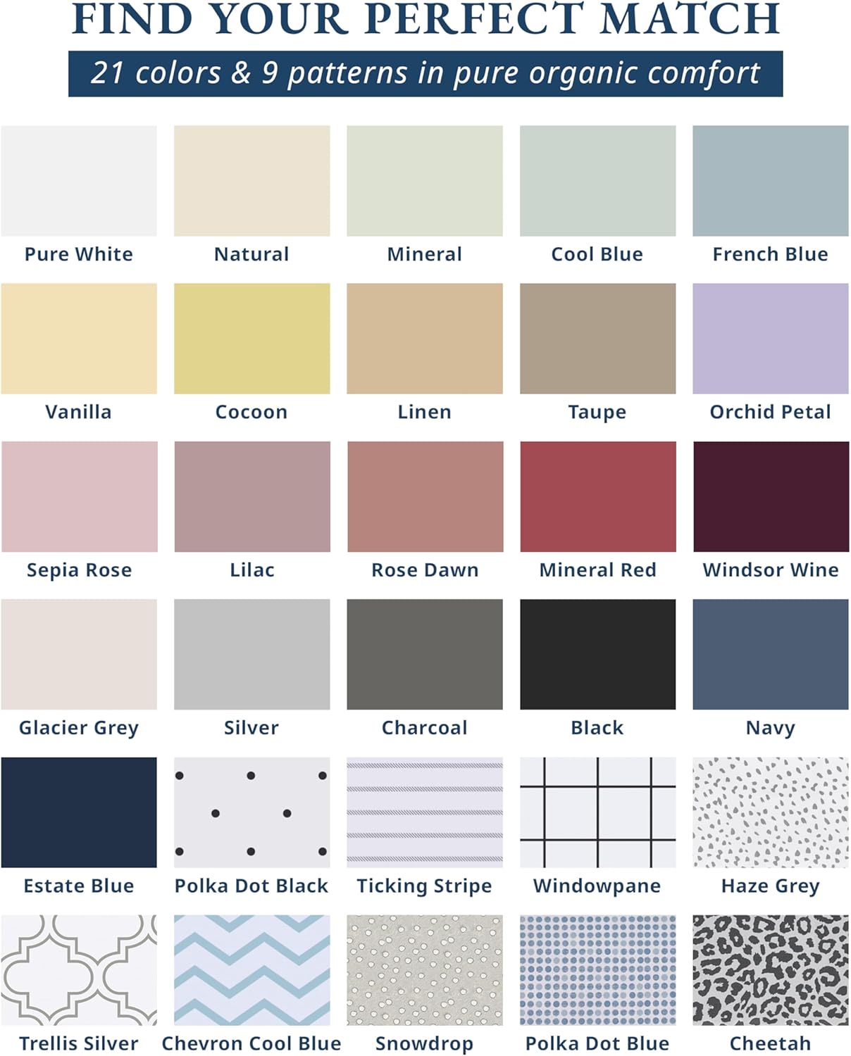 LANE LINEN 100% Organic Cotton Twin Sheets Set, 3Pc Twin Bed Sheets, Soft & Comfy Breathable Cotton Percale Sheets for Twin Size Bed, Dorm Room Essentials Low Pill Fade Resistant White Sheets