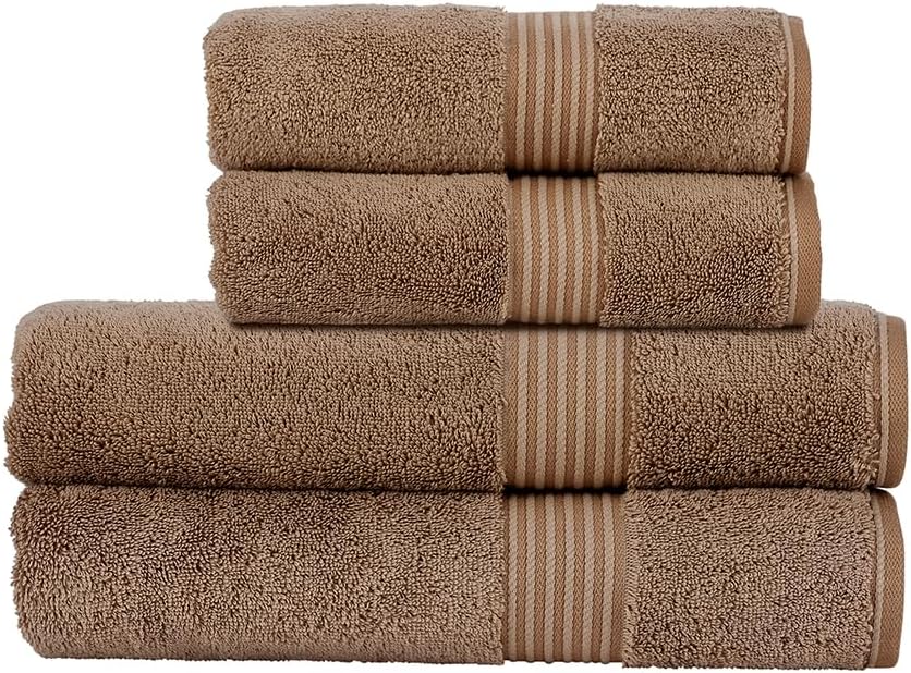Christy Supreme Hygro 6 Piece Towel Set | Spruce Green | 100% Luxury Supima Cotton | Ultra Soft | Super Absorbent | 650GSM | 2 Bath Towels 2 Hand Towels 2 Face Cloths