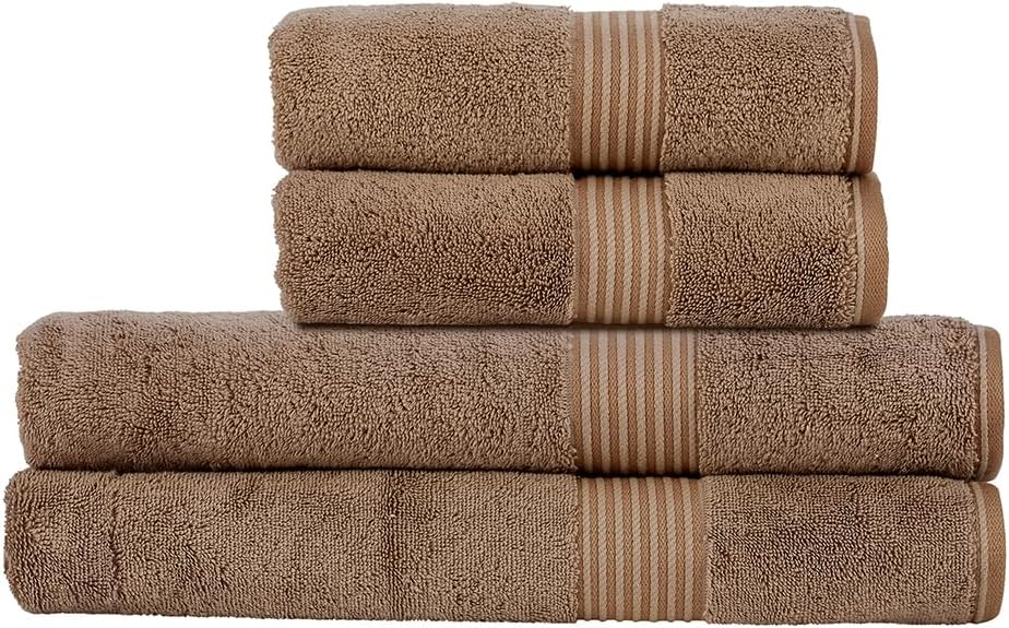 Christy Supreme Hygro 6 Piece Towel Set | Spruce Green | 100% Luxury Supima Cotton | Ultra Soft | Super Absorbent | 650GSM | 2 Bath Towels 2 Hand Towels 2 Face Cloths