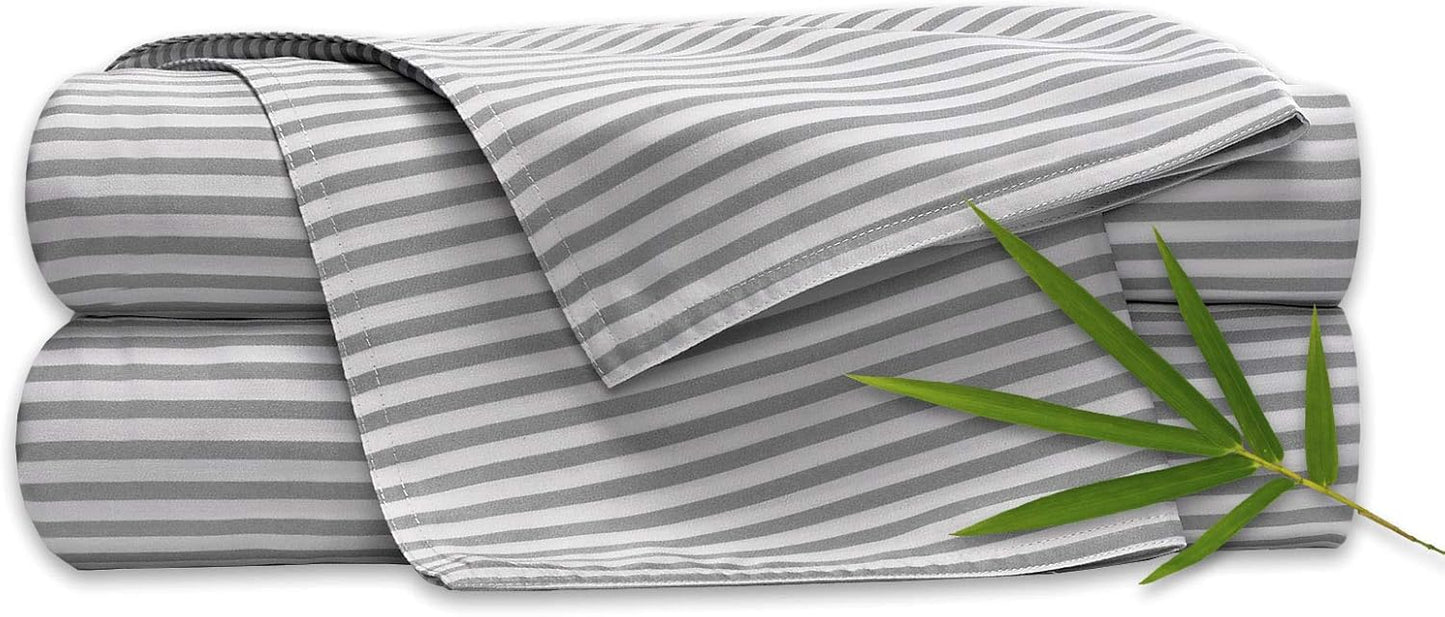 Twin XL Sheets by Pure Bamboo, Genuine 100% Organic Viscose Derived from Bamboo Bed Sheet Set, Luxuriously Soft & Cooling, Double Stitching, Lifetime Quality Promise (Twin XL, Sand)