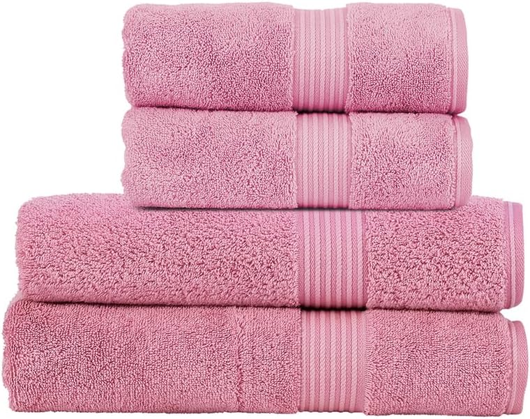 Christy Supreme Hygro 6 Piece Towel Set | Spruce Green | 100% Luxury Supima Cotton | Ultra Soft | Super Absorbent | 650GSM | 2 Bath Towels 2 Hand Towels 2 Face Cloths