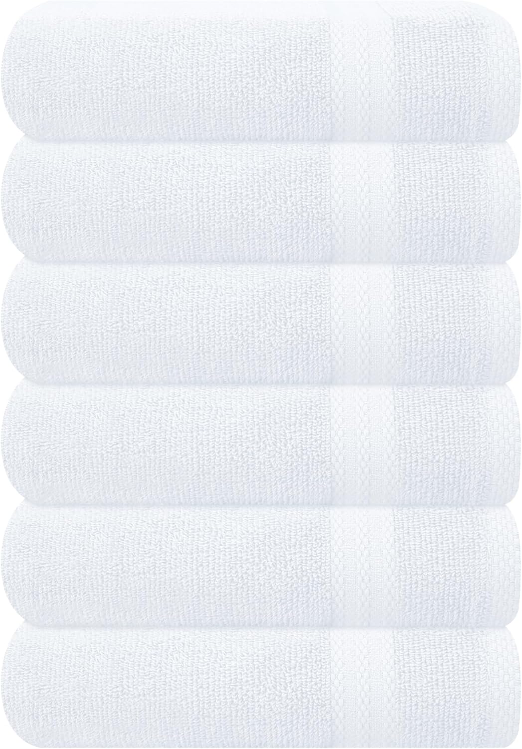 GLAMBURG Ultra Soft 8-Piece Towel Set - 100% Pure Ringspun Cotton, Contains 2 Oversized Bath Towels 27x54, 2 Hand Towels 16x28, 4 Wash Cloths 13x13 - Ideal for Everyday use, Hotel & Spa - Pink