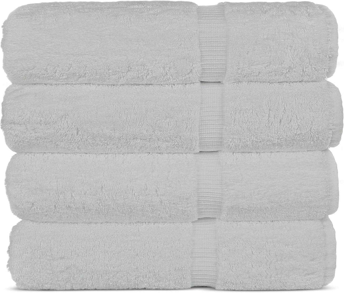 Chakir Turkish Linens Luxury Spa and Hotel Quality Premium Cotton 6-Piece Towel Set (2 x Bath Towels, 2 x Hand Towels, 2 x Washcloths)