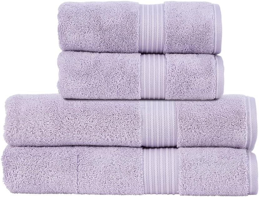 Christy Supreme Hygro 6 Piece Towel Set | Spruce Green | 100% Luxury Supima Cotton | Ultra Soft | Super Absorbent | 650GSM | 2 Bath Towels 2 Hand Towels 2 Face Cloths