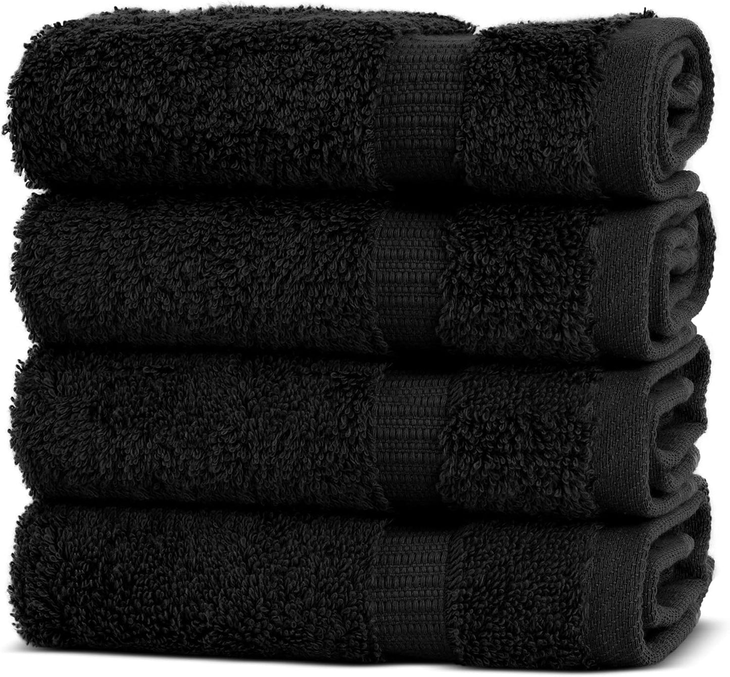 Chakir Turkish Linens Luxury Spa and Hotel Quality Premium Cotton 6-Piece Towel Set (2 x Bath Towels, 2 x Hand Towels, 2 x Washcloths)