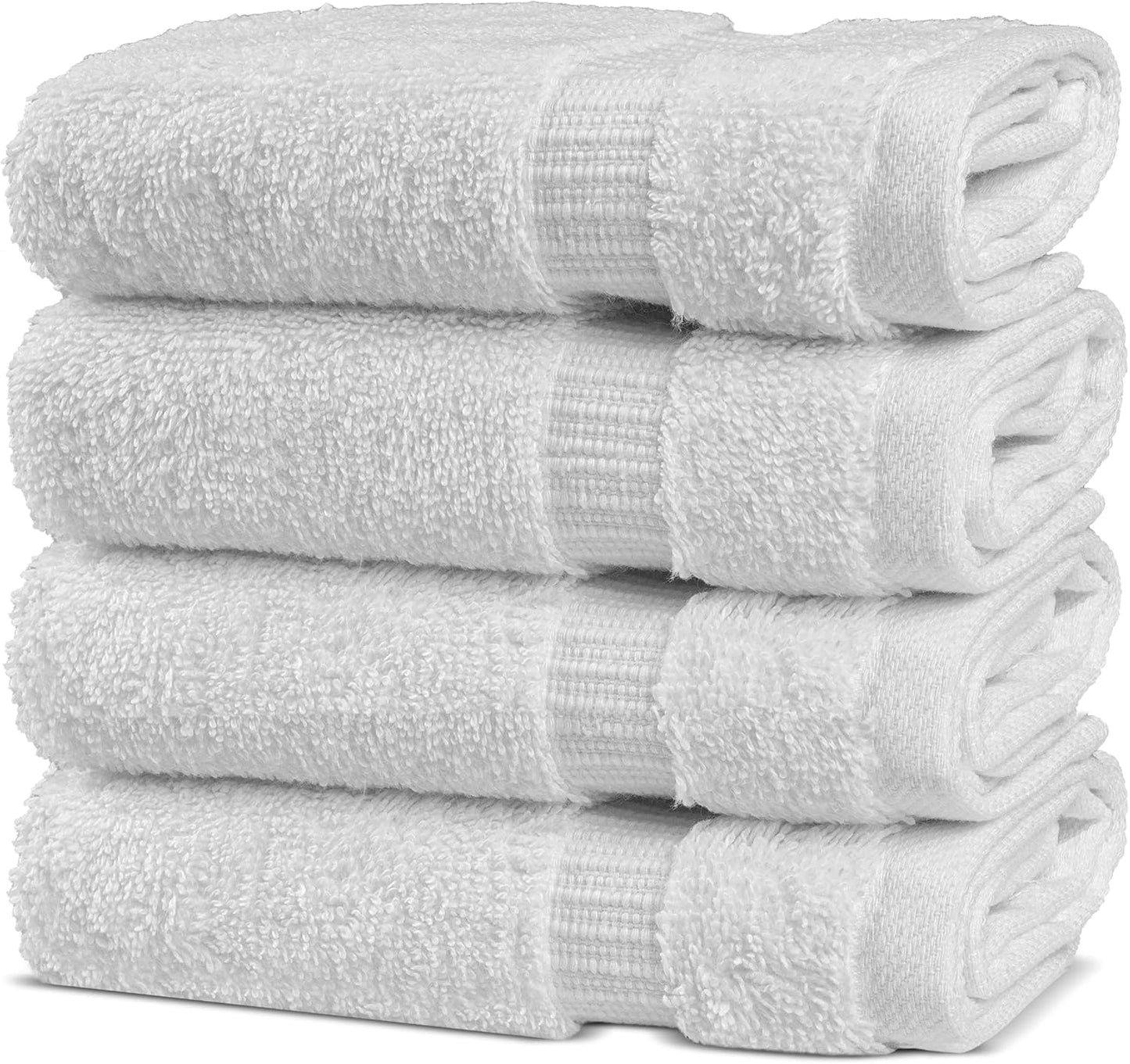 Chakir Turkish Linens Luxury Spa and Hotel Quality Premium Cotton 6-Piece Towel Set (2 x Bath Towels, 2 x Hand Towels, 2 x Washcloths)