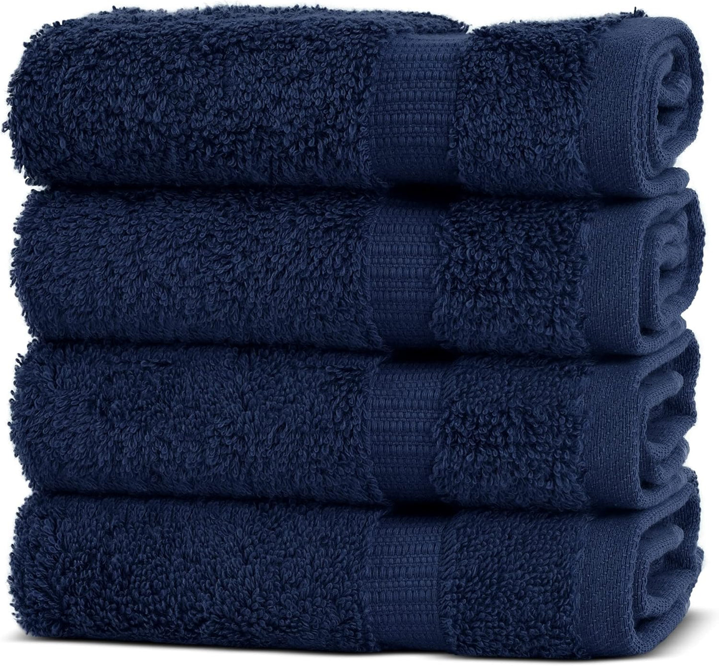 Chakir Turkish Linens Luxury Spa and Hotel Quality Premium Cotton 6-Piece Towel Set (2 x Bath Towels, 2 x Hand Towels, 2 x Washcloths)