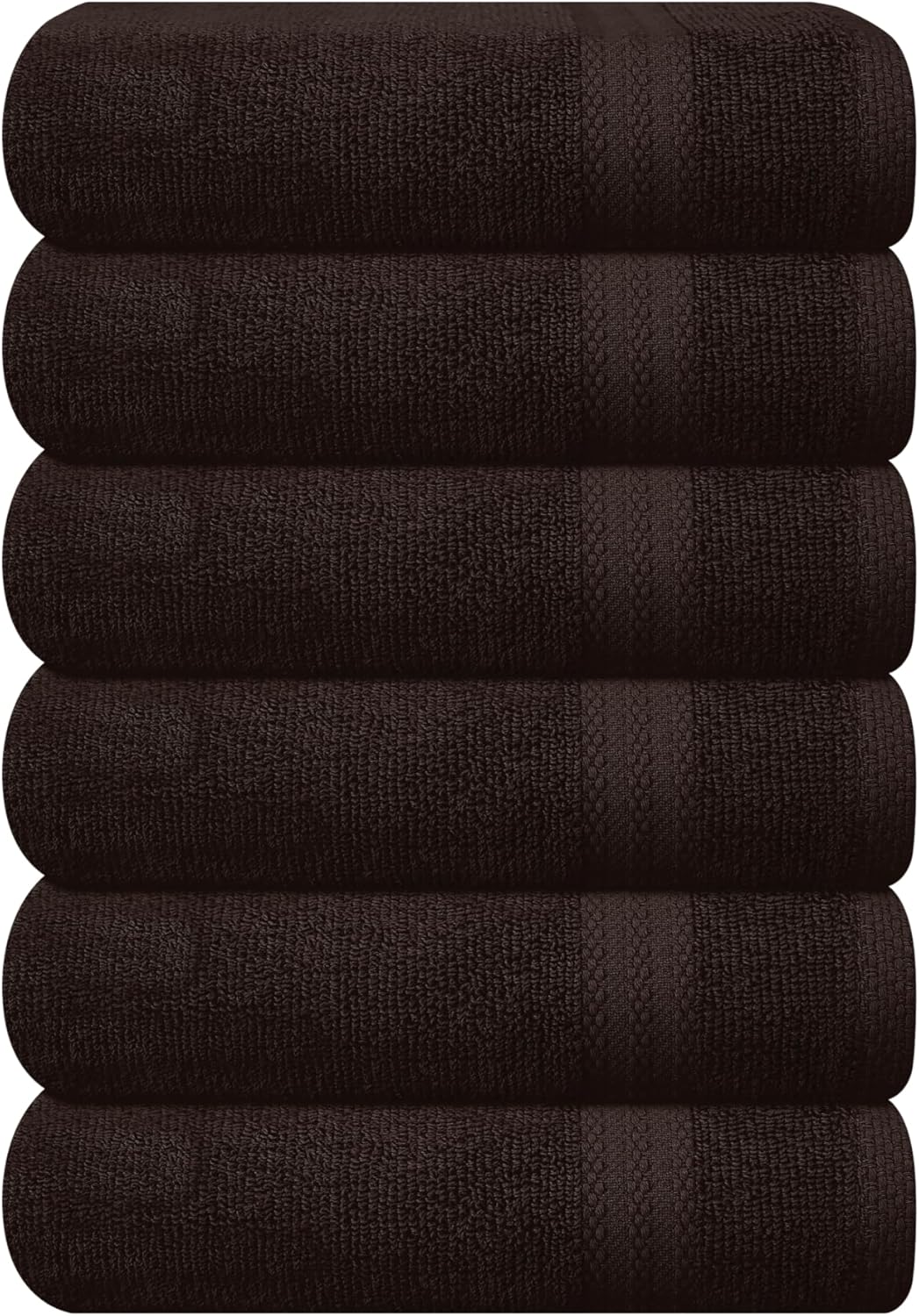GLAMBURG Ultra Soft 8-Piece Towel Set - 100% Pure Ringspun Cotton, Contains 2 Oversized Bath Towels 27x54, 2 Hand Towels 16x28, 4 Wash Cloths 13x13 - Ideal for Everyday use, Hotel & Spa - Pink