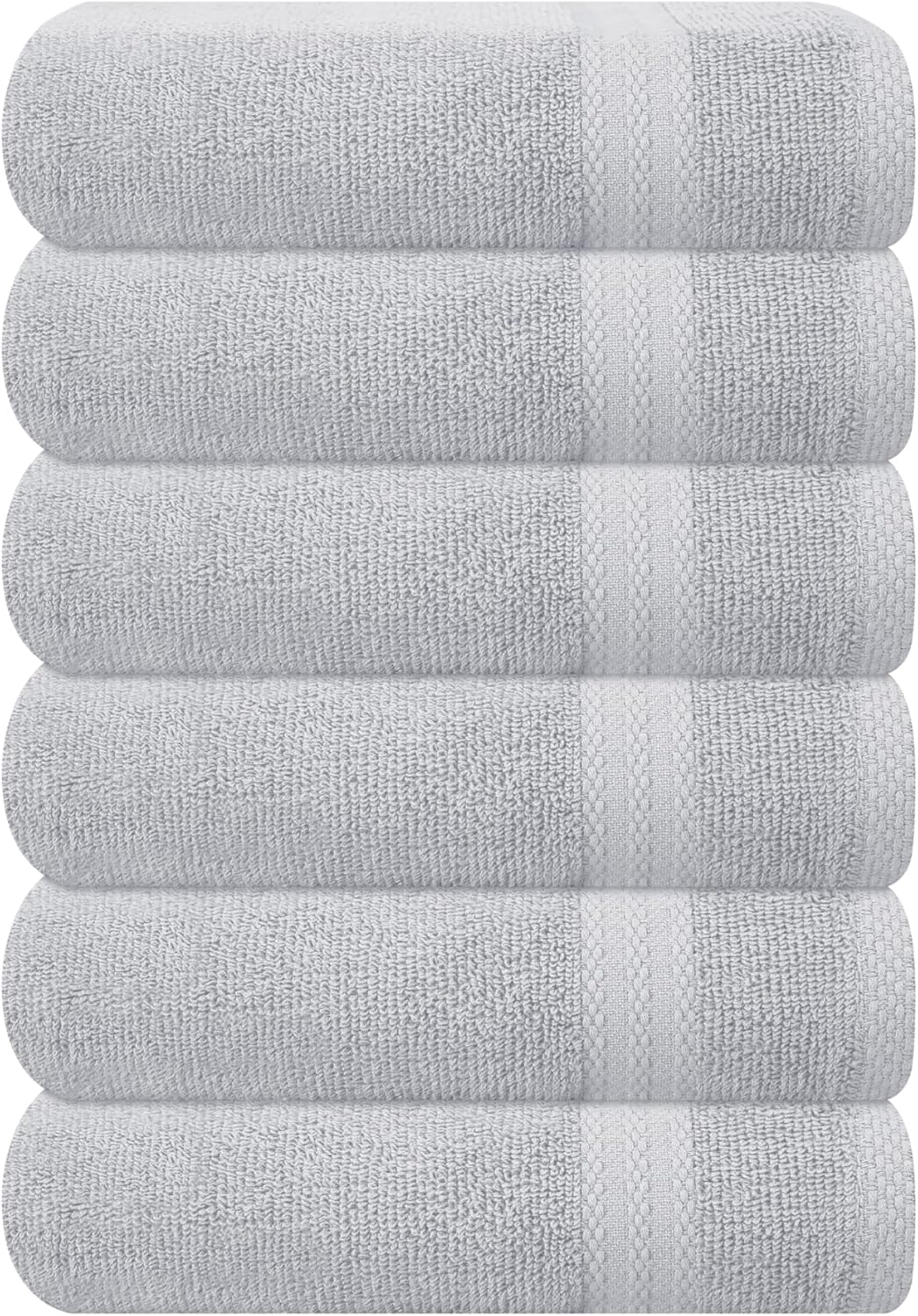 GLAMBURG Ultra Soft 8-Piece Towel Set - 100% Pure Ringspun Cotton, Contains 2 Oversized Bath Towels 27x54, 2 Hand Towels 16x28, 4 Wash Cloths 13x13 - Ideal for Everyday use, Hotel & Spa - Pink