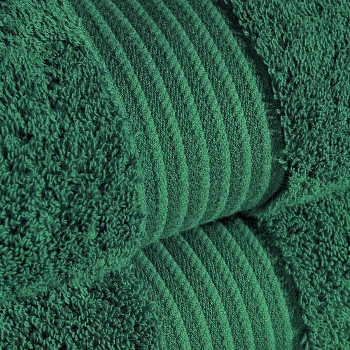 Christy Supreme Hygro 6 Piece Towel Set | Spruce Green | 100% Luxury Supima Cotton | Ultra Soft | Super Absorbent | 650GSM | 2 Bath Towels 2 Hand Towels 2 Face Cloths