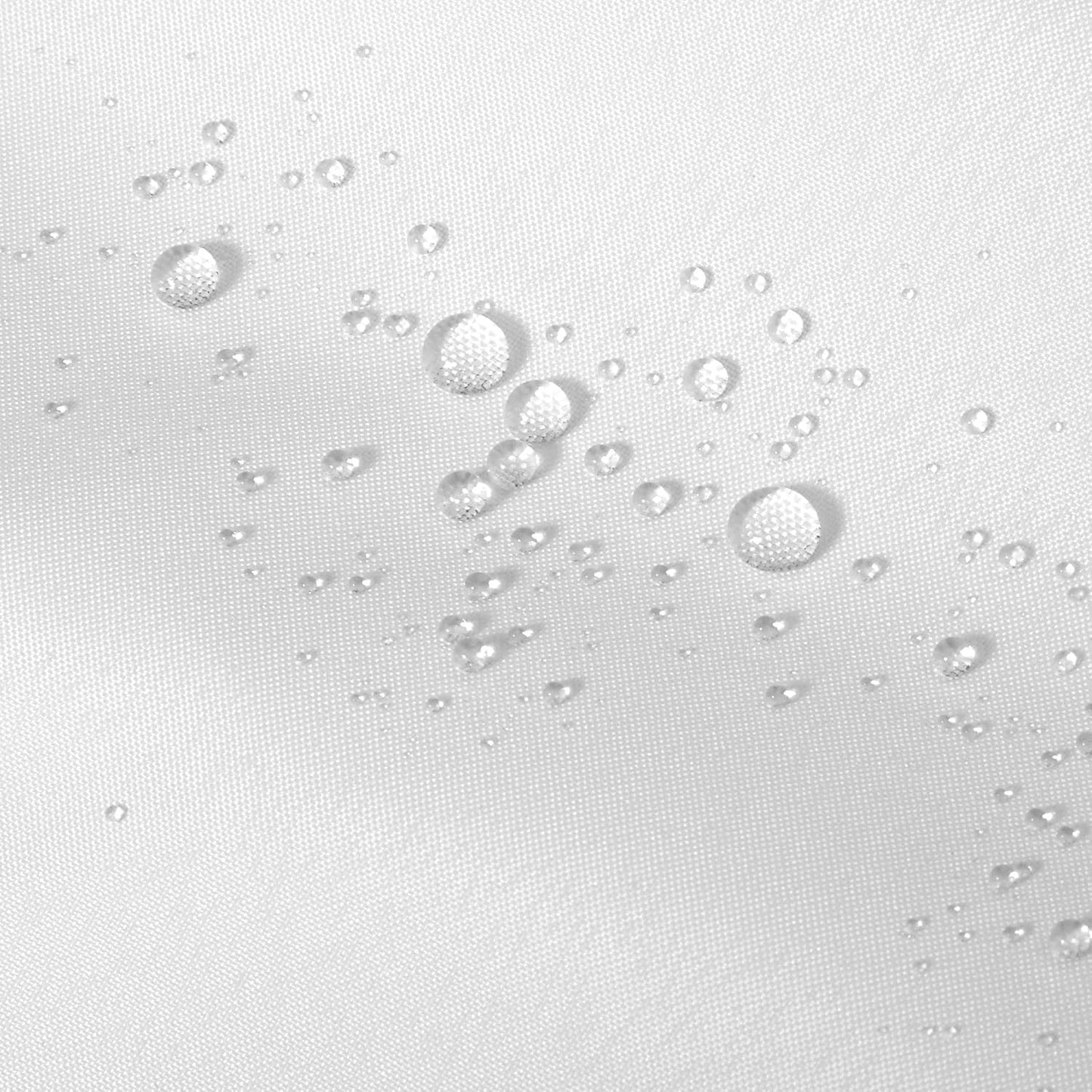 ALYVIA SPRING Waterproof Fabric Shower Curtain Liner with 3 Magnets - Soft Hotel Quality Cloth Shower Liner, Light-Weight & Machine Washable - Standard Size 72x72, White