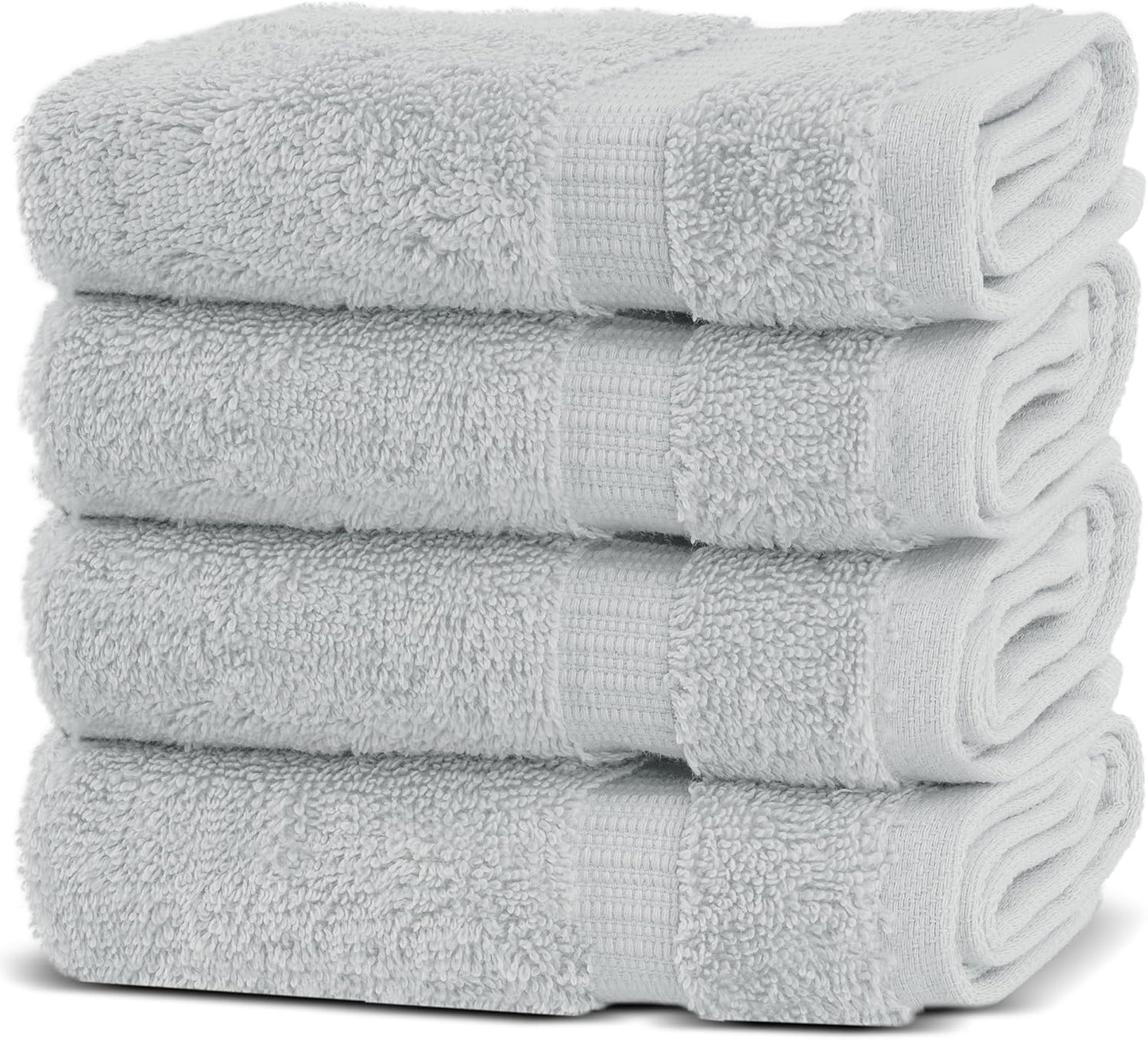 Chakir Turkish Linens Luxury Spa and Hotel Quality Premium Cotton 6-Piece Towel Set (2 x Bath Towels, 2 x Hand Towels, 2 x Washcloths)