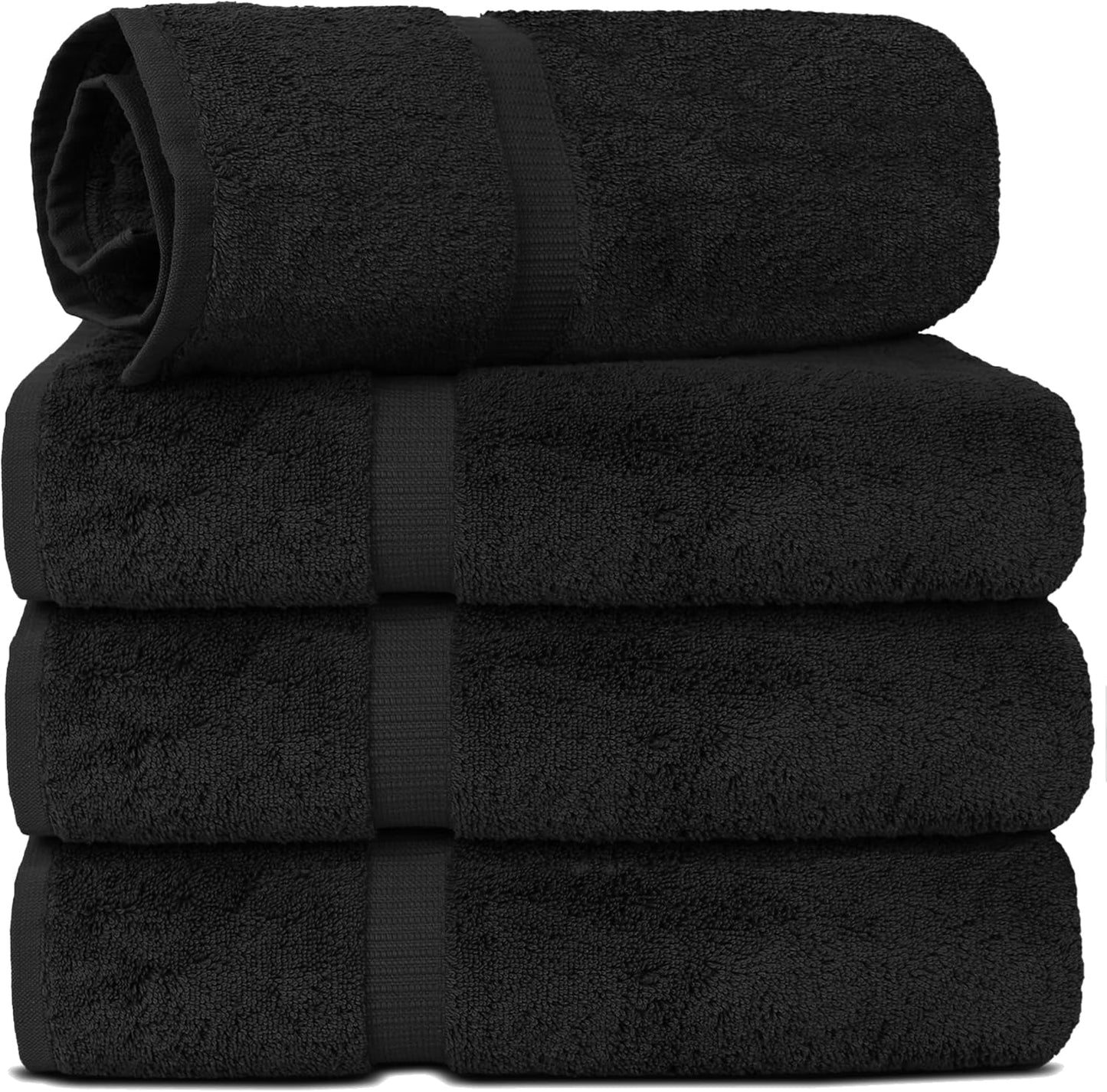 Chakir Turkish Linens Luxury Spa and Hotel Quality Premium Cotton 6-Piece Towel Set (2 x Bath Towels, 2 x Hand Towels, 2 x Washcloths)