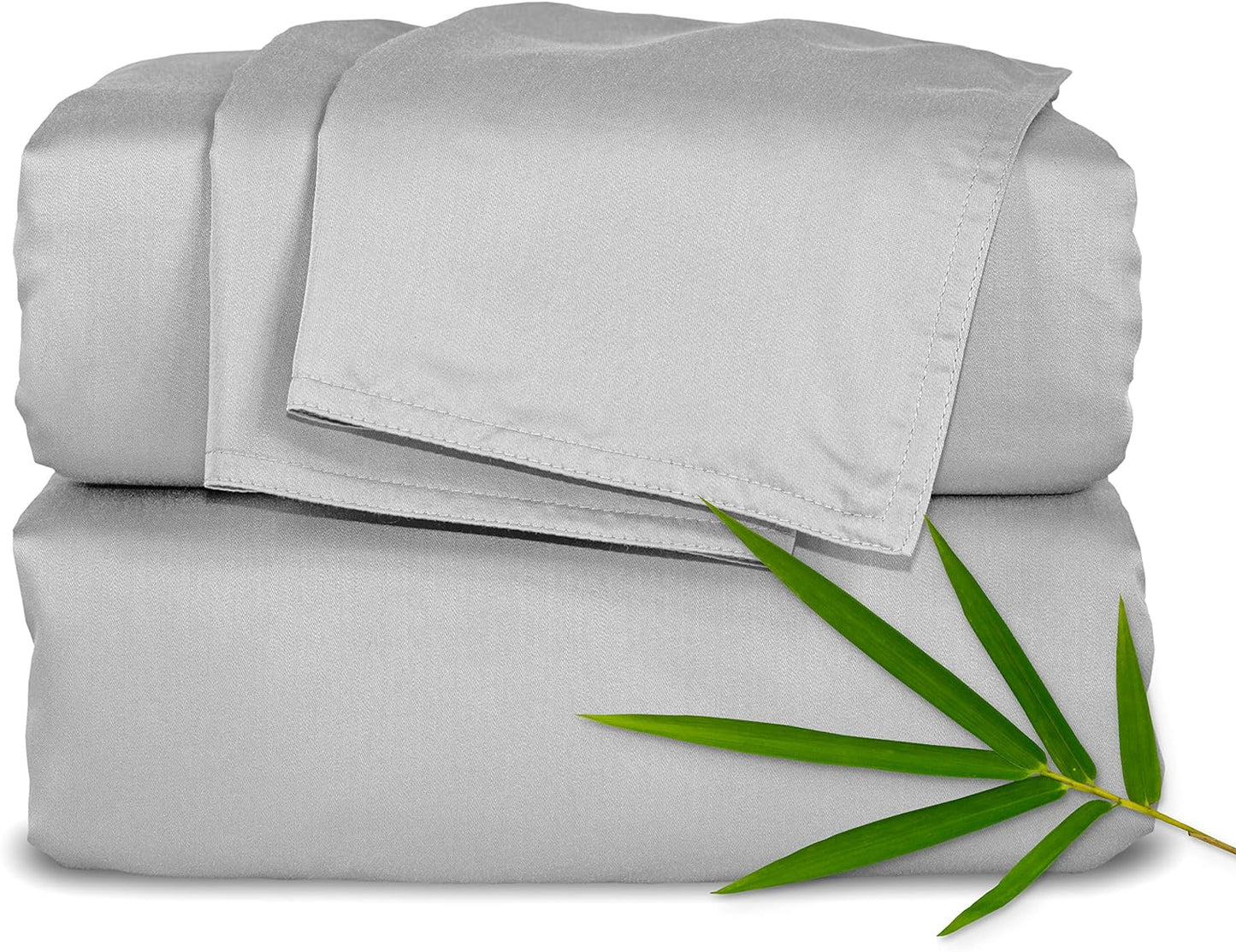 Twin XL Sheets by Pure Bamboo, Genuine 100% Organic Viscose Derived from Bamboo Bed Sheet Set, Luxuriously Soft & Cooling, Double Stitching, Lifetime Quality Promise (Twin XL, Sand)