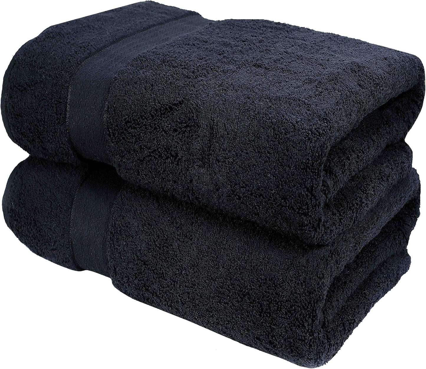 GLAMBURG Ultra Soft 8-Piece Towel Set - 100% Pure Ringspun Cotton, Contains 2 Oversized Bath Towels 27x54, 2 Hand Towels 16x28, 4 Wash Cloths 13x13 - Ideal for Everyday use, Hotel & Spa - Pink