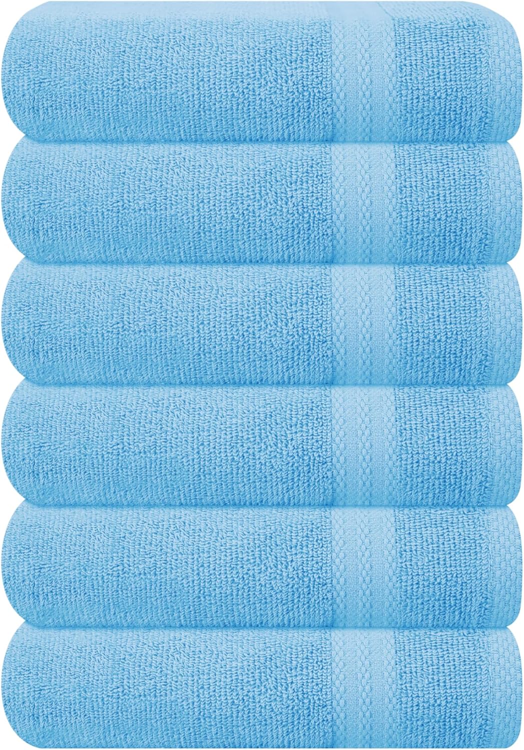 GLAMBURG Ultra Soft 8-Piece Towel Set - 100% Pure Ringspun Cotton, Contains 2 Oversized Bath Towels 27x54, 2 Hand Towels 16x28, 4 Wash Cloths 13x13 - Ideal for Everyday use, Hotel & Spa - Pink