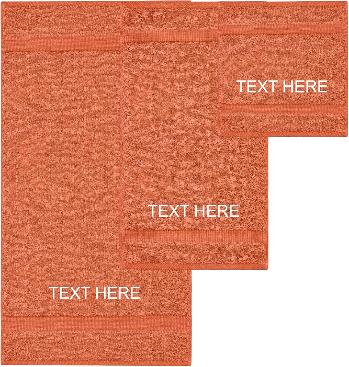 Chakir Turkish Linens Luxury Spa and Hotel Quality Premium Cotton 6-Piece Towel Set (2 x Bath Towels, 2 x Hand Towels, 2 x Washcloths)