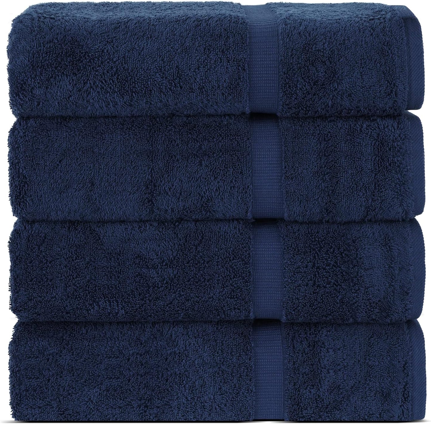 Chakir Turkish Linens Luxury Spa and Hotel Quality Premium Cotton 6-Piece Towel Set (2 x Bath Towels, 2 x Hand Towels, 2 x Washcloths)