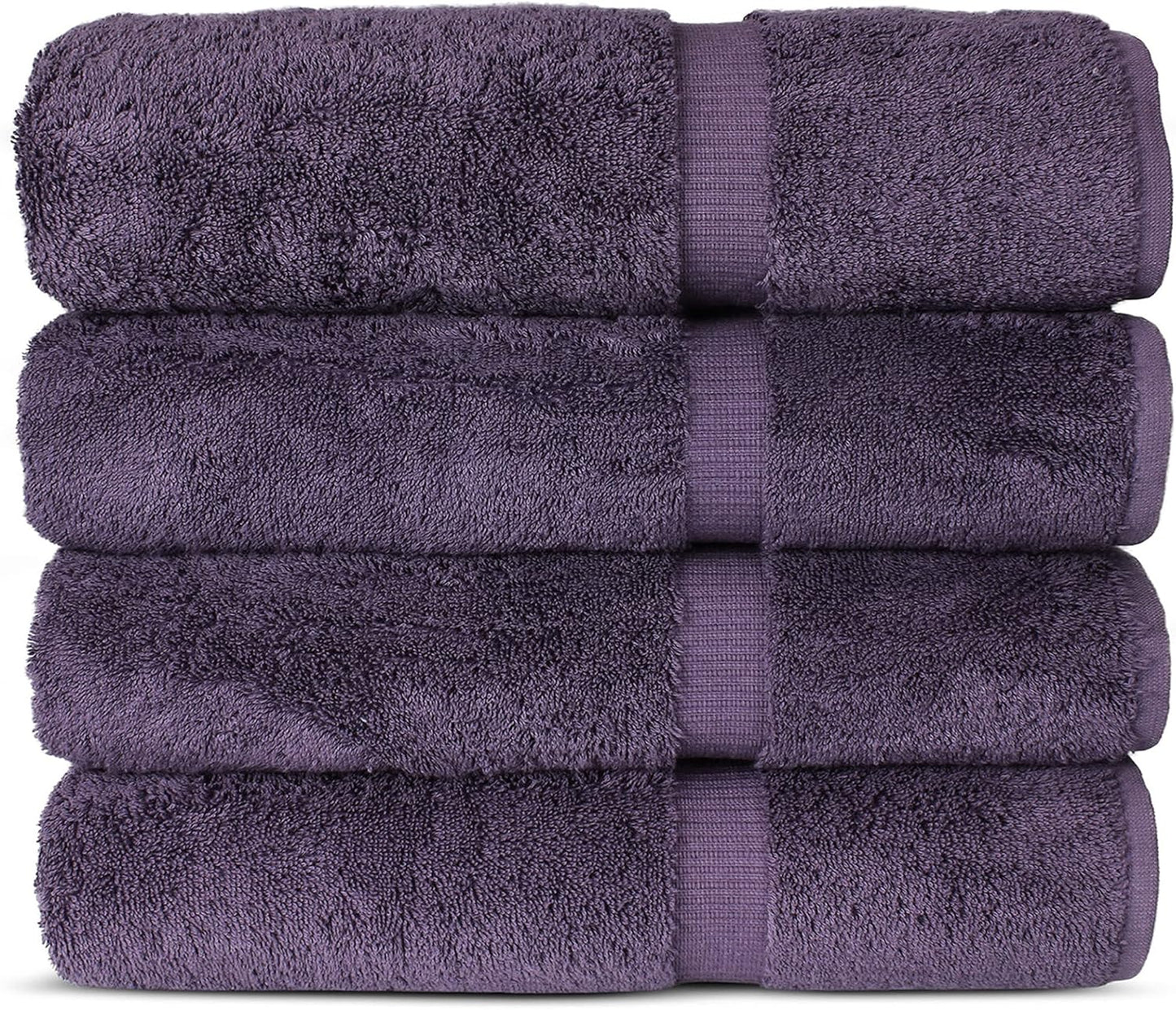 Chakir Turkish Linens Luxury Spa and Hotel Quality Premium Cotton 6-Piece Towel Set (2 x Bath Towels, 2 x Hand Towels, 2 x Washcloths)