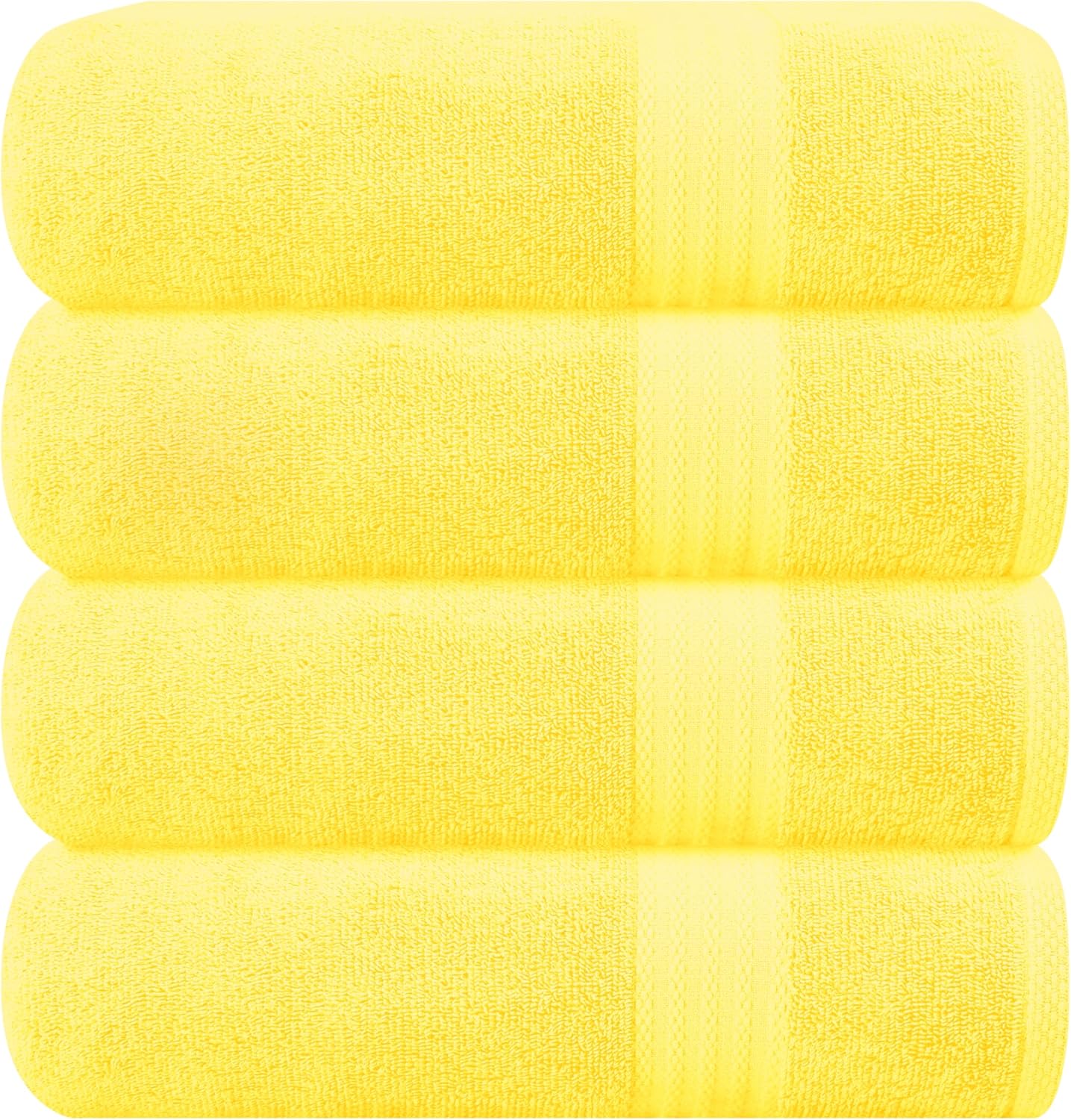 GLAMBURG Ultra Soft 8-Piece Towel Set - 100% Pure Ringspun Cotton, Contains 2 Oversized Bath Towels 27x54, 2 Hand Towels 16x28, 4 Wash Cloths 13x13 - Ideal for Everyday use, Hotel & Spa - Pink