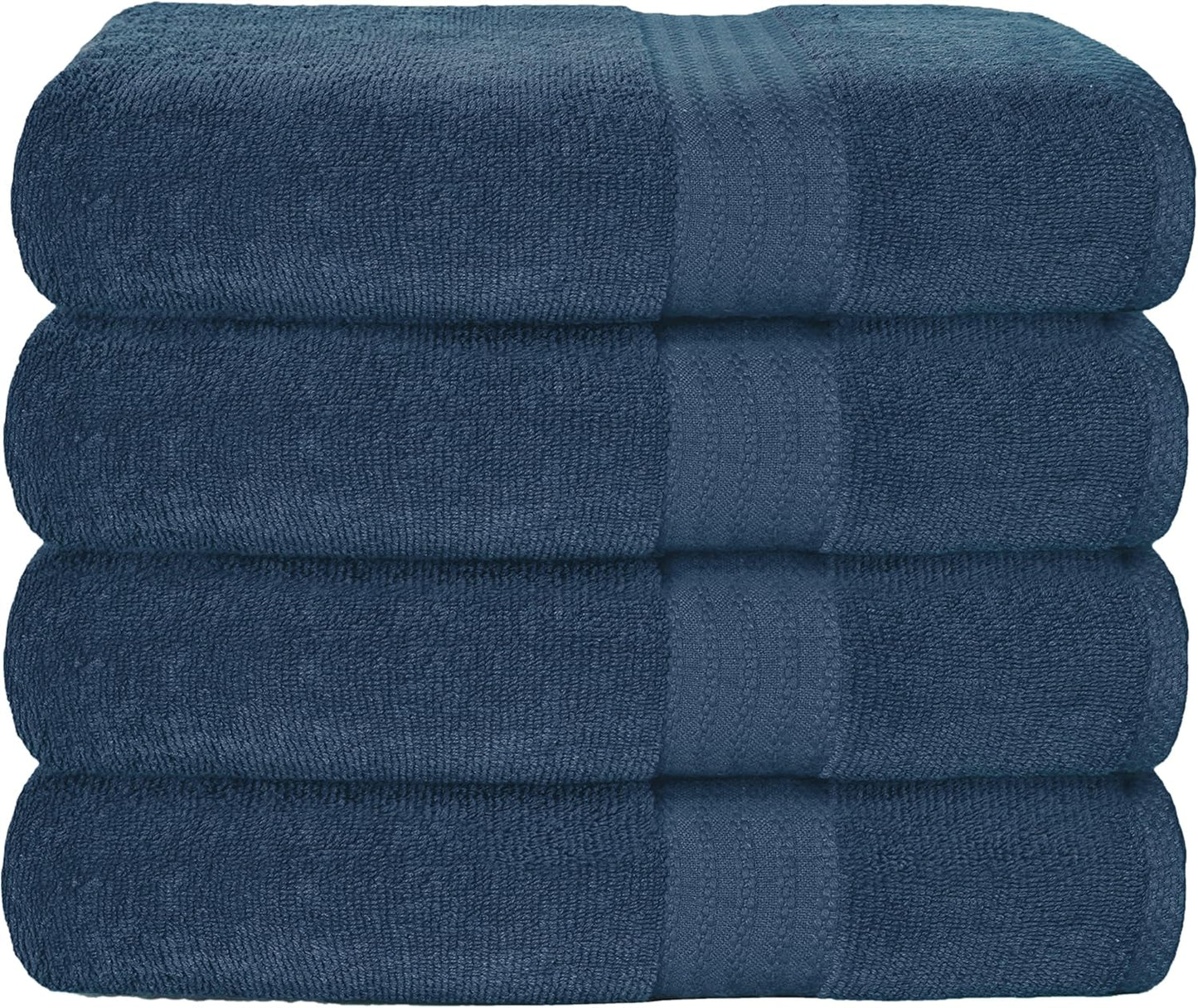 GLAMBURG Ultra Soft 8-Piece Towel Set - 100% Pure Ringspun Cotton, Contains 2 Oversized Bath Towels 27x54, 2 Hand Towels 16x28, 4 Wash Cloths 13x13 - Ideal for Everyday use, Hotel & Spa - Pink