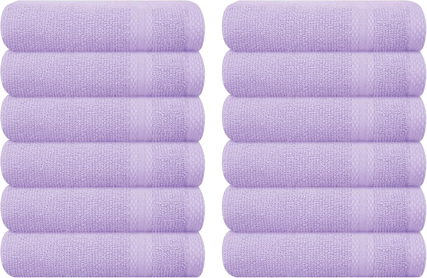 GLAMBURG Ultra Soft 8-Piece Towel Set - 100% Pure Ringspun Cotton, Contains 2 Oversized Bath Towels 27x54, 2 Hand Towels 16x28, 4 Wash Cloths 13x13 - Ideal for Everyday use, Hotel & Spa - Pink