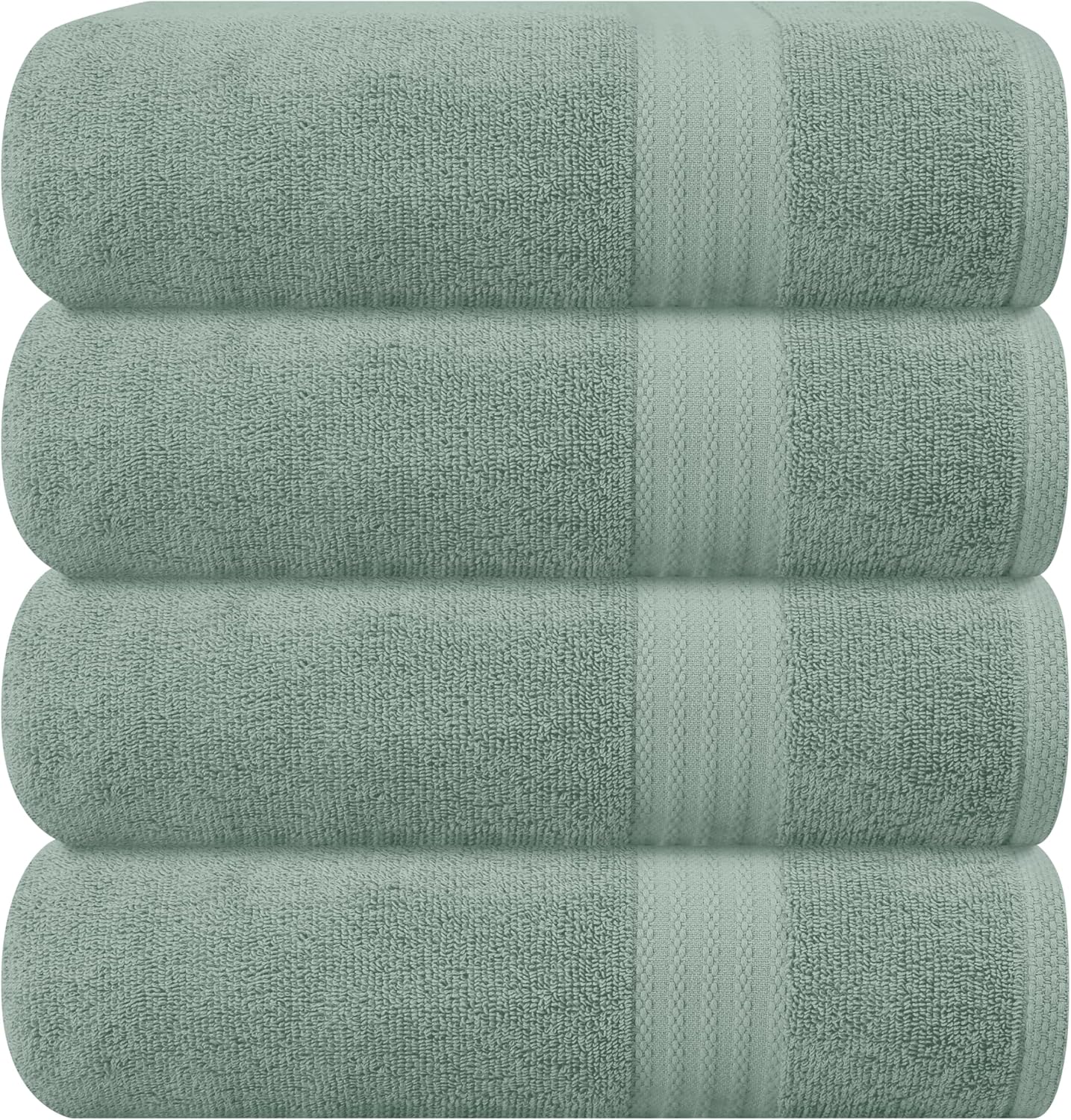 GLAMBURG Ultra Soft 8-Piece Towel Set - 100% Pure Ringspun Cotton, Contains 2 Oversized Bath Towels 27x54, 2 Hand Towels 16x28, 4 Wash Cloths 13x13 - Ideal for Everyday use, Hotel & Spa - Pink