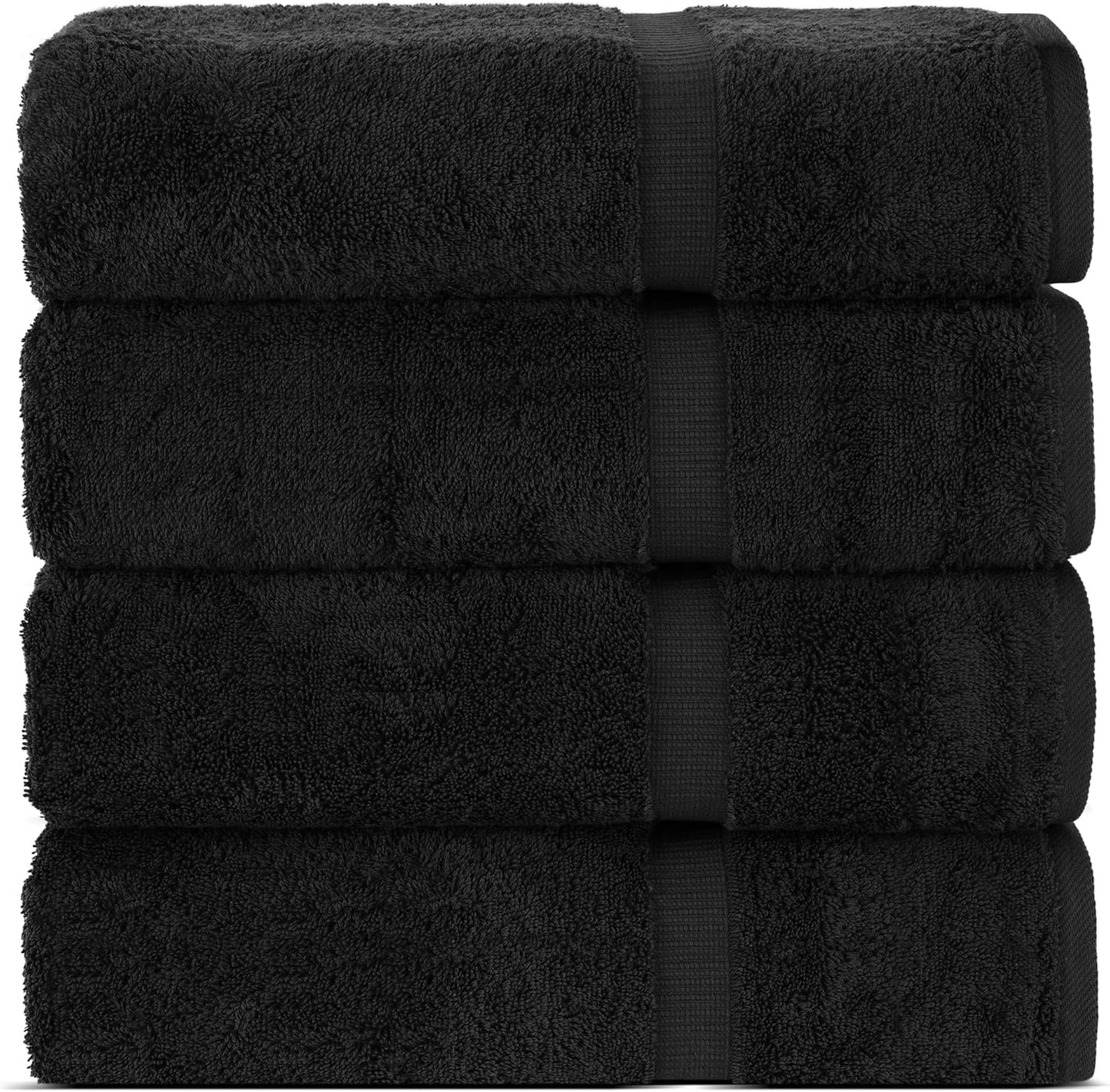 Chakir Turkish Linens Luxury Spa and Hotel Quality Premium Cotton 6-Piece Towel Set (2 x Bath Towels, 2 x Hand Towels, 2 x Washcloths)