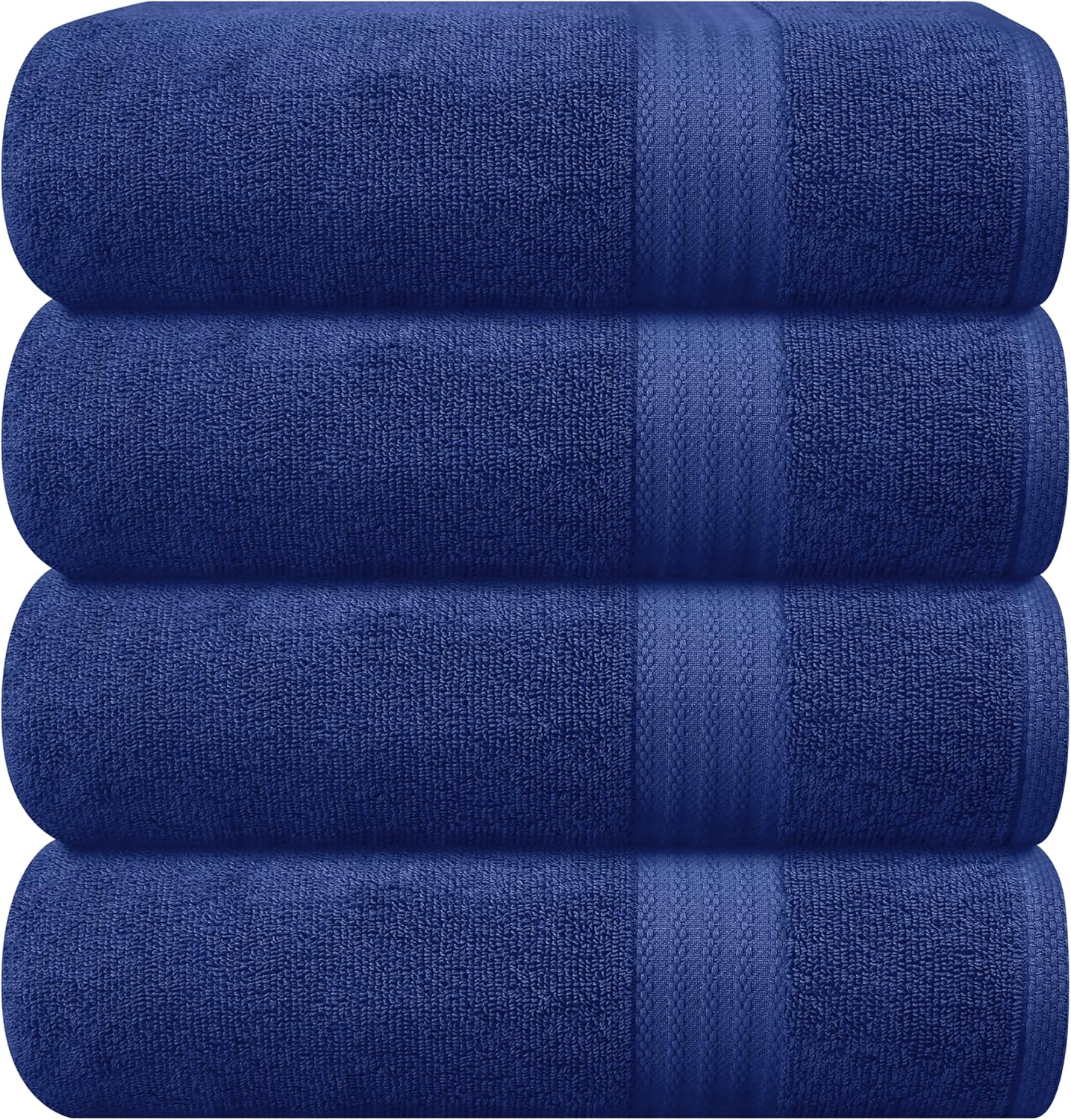 GLAMBURG Ultra Soft 8-Piece Towel Set - 100% Pure Ringspun Cotton, Contains 2 Oversized Bath Towels 27x54, 2 Hand Towels 16x28, 4 Wash Cloths 13x13 - Ideal for Everyday use, Hotel & Spa - Pink