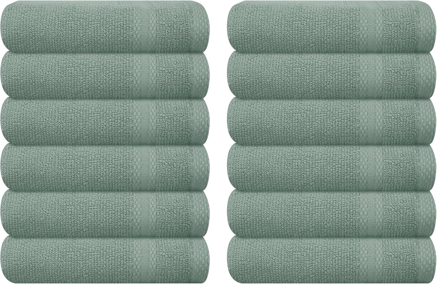 GLAMBURG Ultra Soft 8-Piece Towel Set - 100% Pure Ringspun Cotton, Contains 2 Oversized Bath Towels 27x54, 2 Hand Towels 16x28, 4 Wash Cloths 13x13 - Ideal for Everyday use, Hotel & Spa - Pink