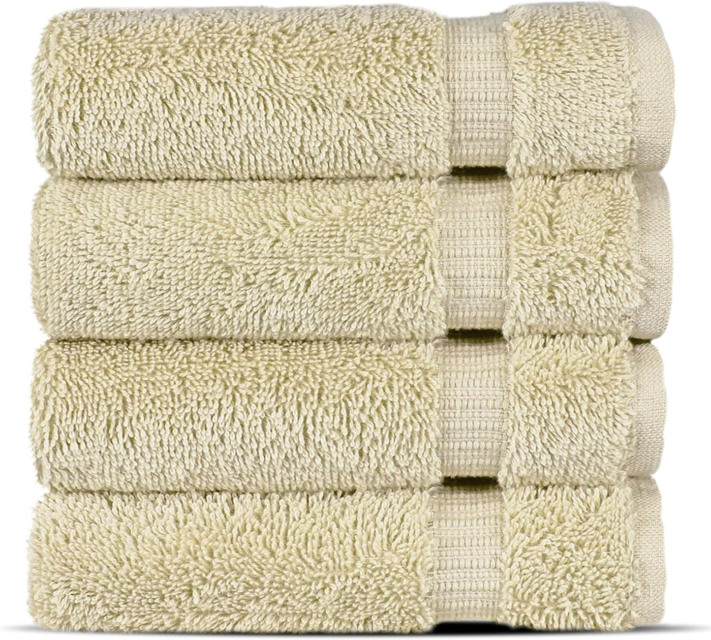 Chakir Turkish Linens Luxury Spa and Hotel Quality Premium Cotton 6-Piece Towel Set (2 x Bath Towels, 2 x Hand Towels, 2 x Washcloths)