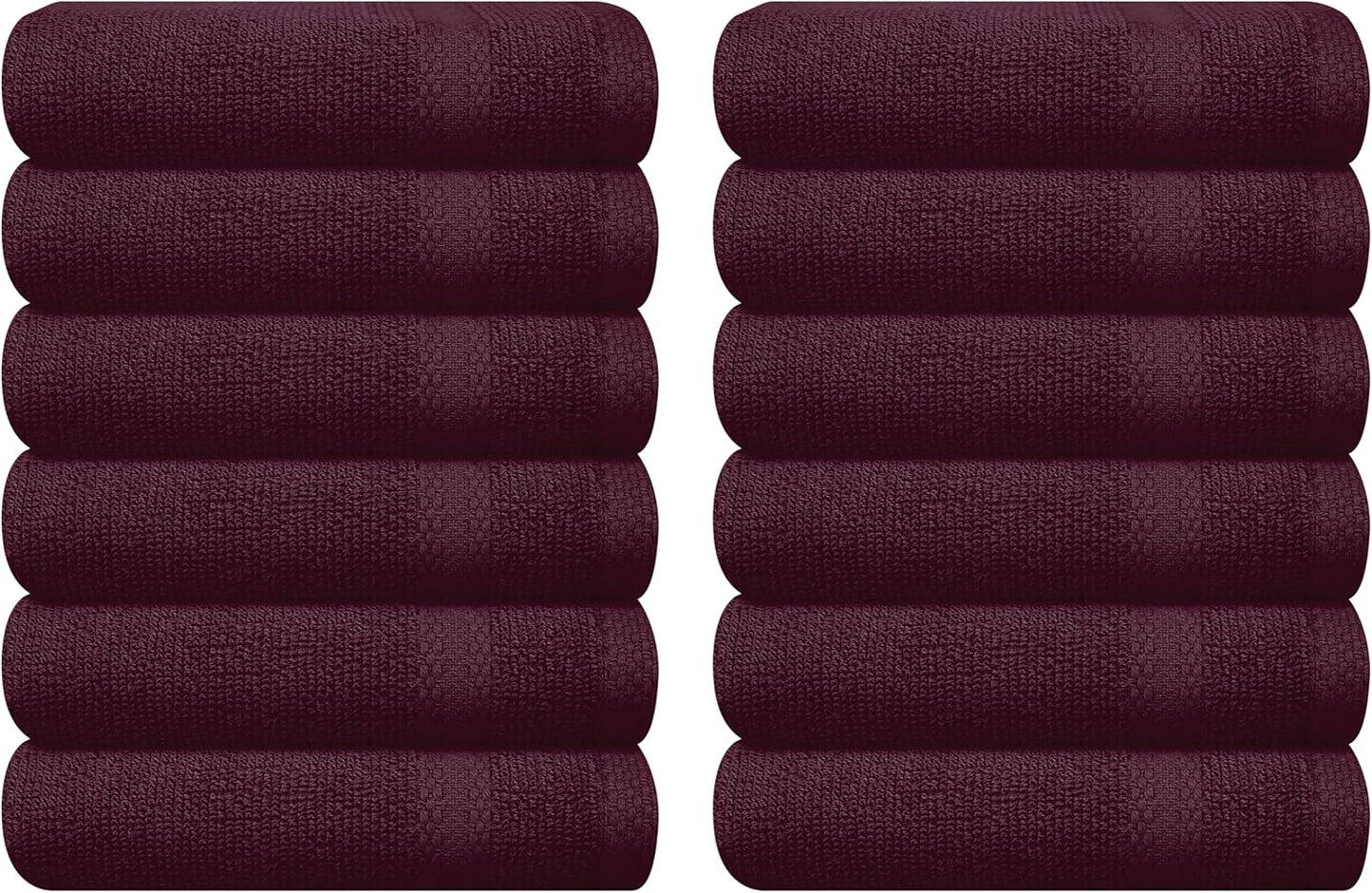 GLAMBURG Ultra Soft 8-Piece Towel Set - 100% Pure Ringspun Cotton, Contains 2 Oversized Bath Towels 27x54, 2 Hand Towels 16x28, 4 Wash Cloths 13x13 - Ideal for Everyday use, Hotel & Spa - Pink