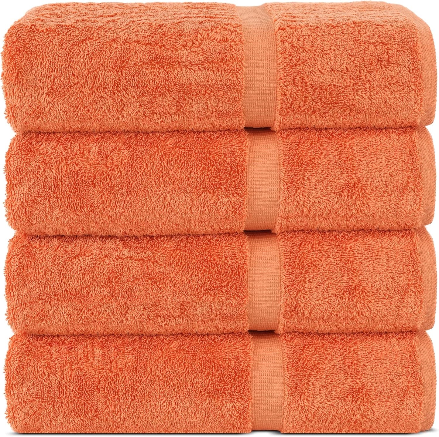 Chakir Turkish Linens Luxury Spa and Hotel Quality Premium Cotton 6-Piece Towel Set (2 x Bath Towels, 2 x Hand Towels, 2 x Washcloths)