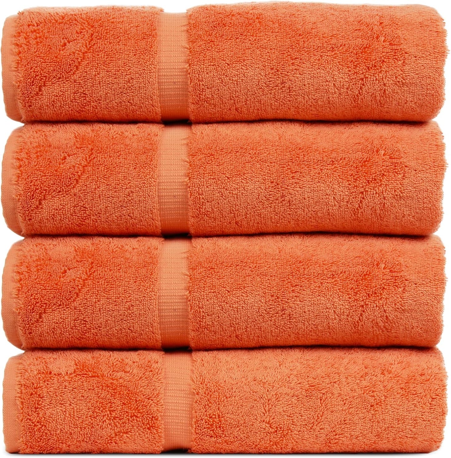 Luxury Hotel & Spa Quality, Quick Dry 100% Turkish Cotton, 700 GSM, Eco Friendly Towel, Bathroom and Kitchen Dobby Border Towels, 2-Bath Towel, 2-Hand Towel, 2-Washcloth (Bundle Set of 6, Moss)