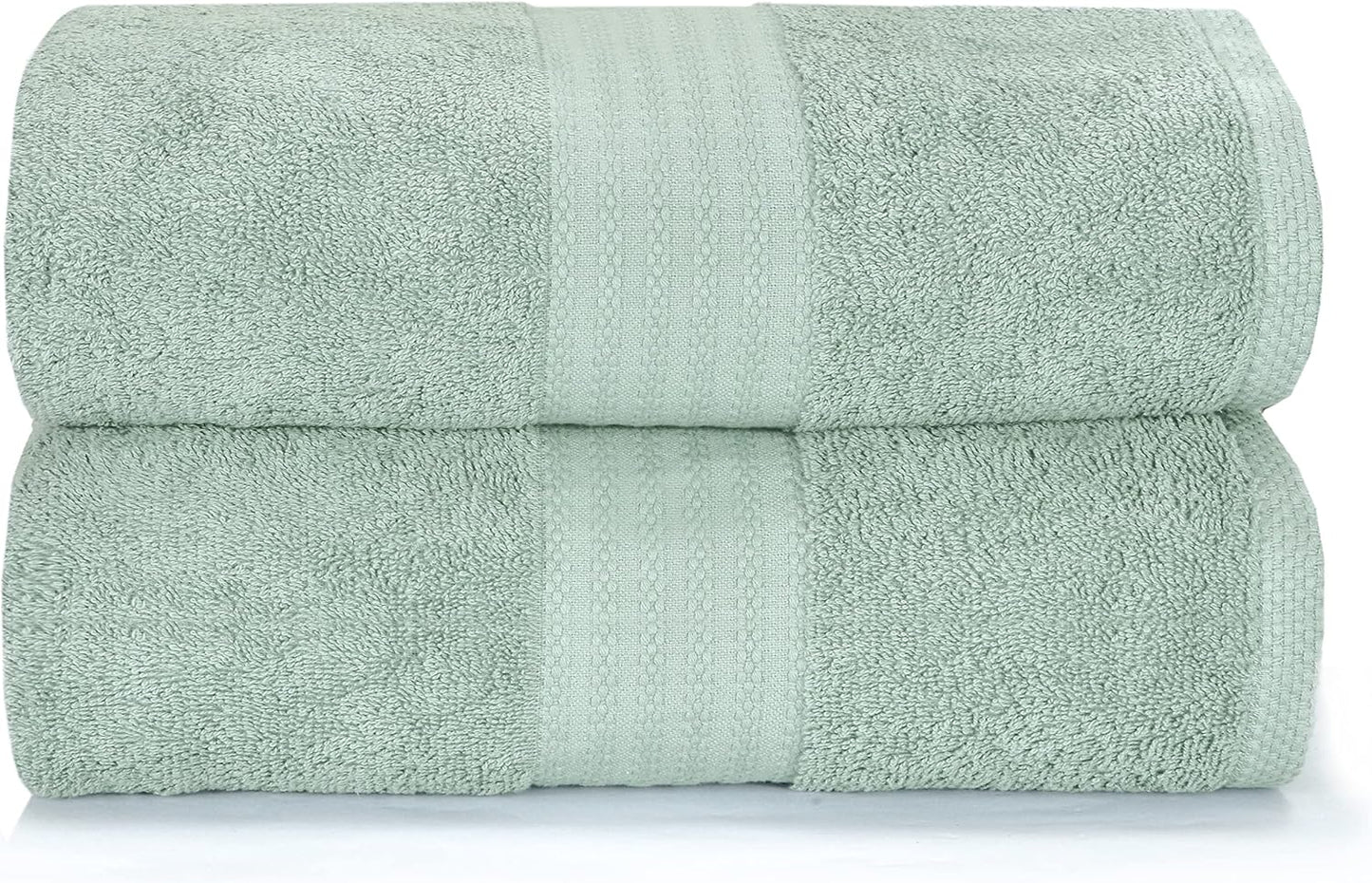 GLAMBURG Ultra Soft 8-Piece Towel Set - 100% Pure Ringspun Cotton, Contains 2 Oversized Bath Towels 27x54, 2 Hand Towels 16x28, 4 Wash Cloths 13x13 - Ideal for Everyday use, Hotel & Spa - Pink