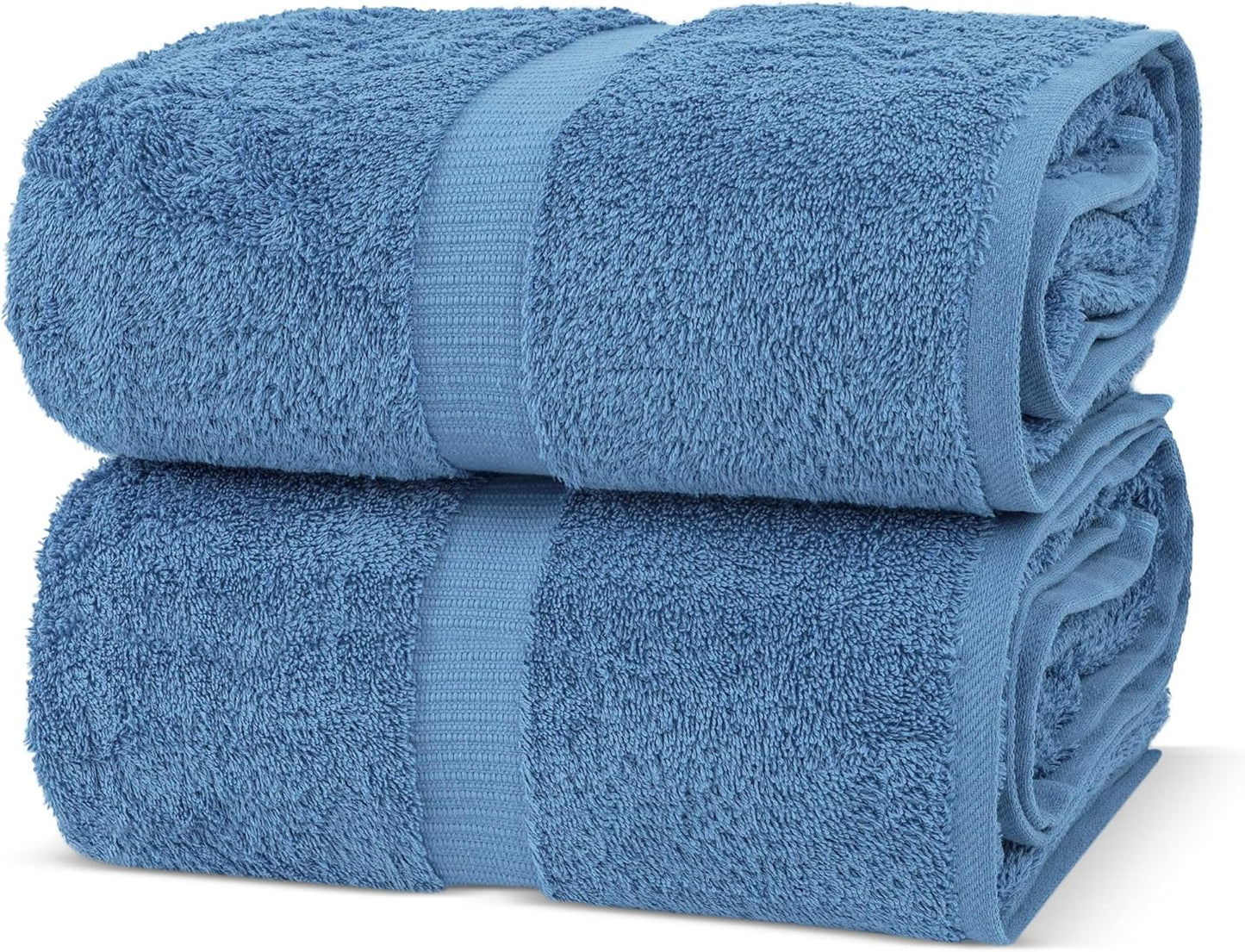 Chakir Turkish Linens Luxury Spa and Hotel Quality Premium Cotton 6-Piece Towel Set (2 x Bath Towels, 2 x Hand Towels, 2 x Washcloths)