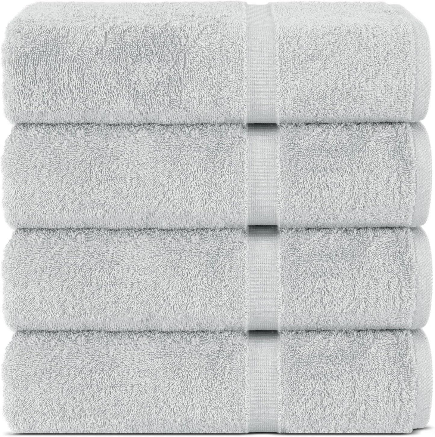 Chakir Turkish Linens Luxury Spa and Hotel Quality Premium Cotton 6-Piece Towel Set (2 x Bath Towels, 2 x Hand Towels, 2 x Washcloths)