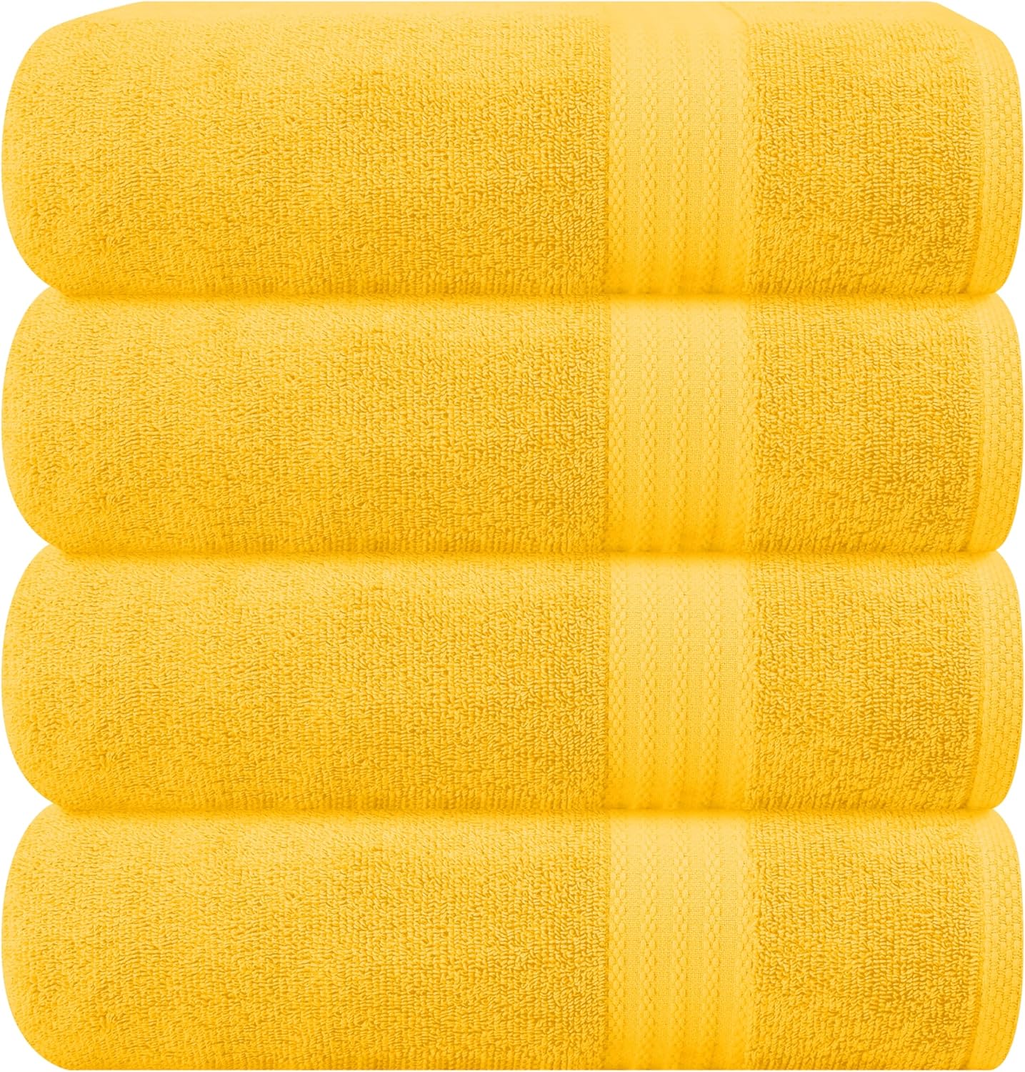 GLAMBURG Ultra Soft 8-Piece Towel Set - 100% Pure Ringspun Cotton, Contains 2 Oversized Bath Towels 27x54, 2 Hand Towels 16x28, 4 Wash Cloths 13x13 - Ideal for Everyday use, Hotel & Spa - Pink