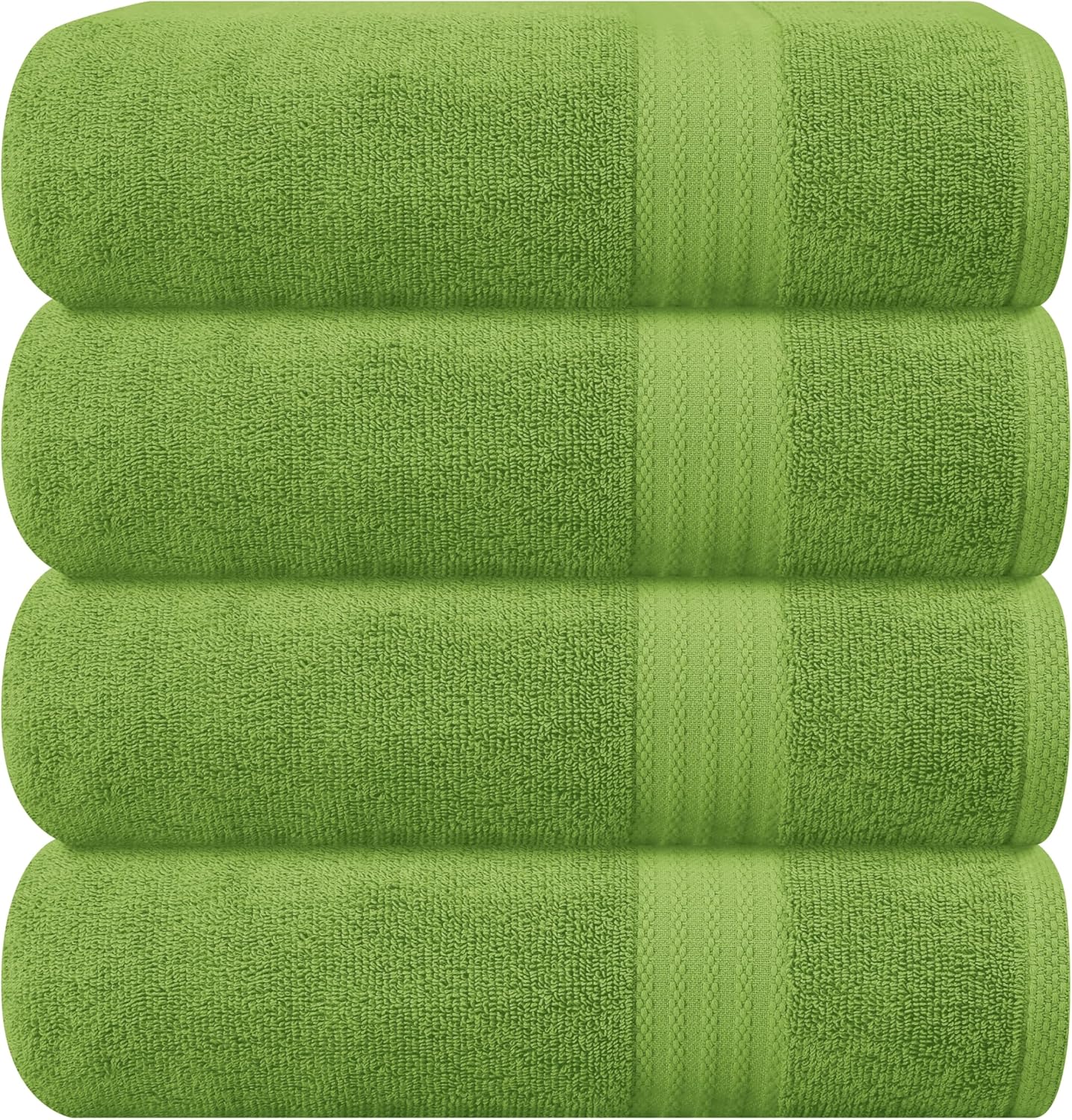 GLAMBURG Ultra Soft 8-Piece Towel Set - 100% Pure Ringspun Cotton, Contains 2 Oversized Bath Towels 27x54, 2 Hand Towels 16x28, 4 Wash Cloths 13x13 - Ideal for Everyday use, Hotel & Spa - Pink