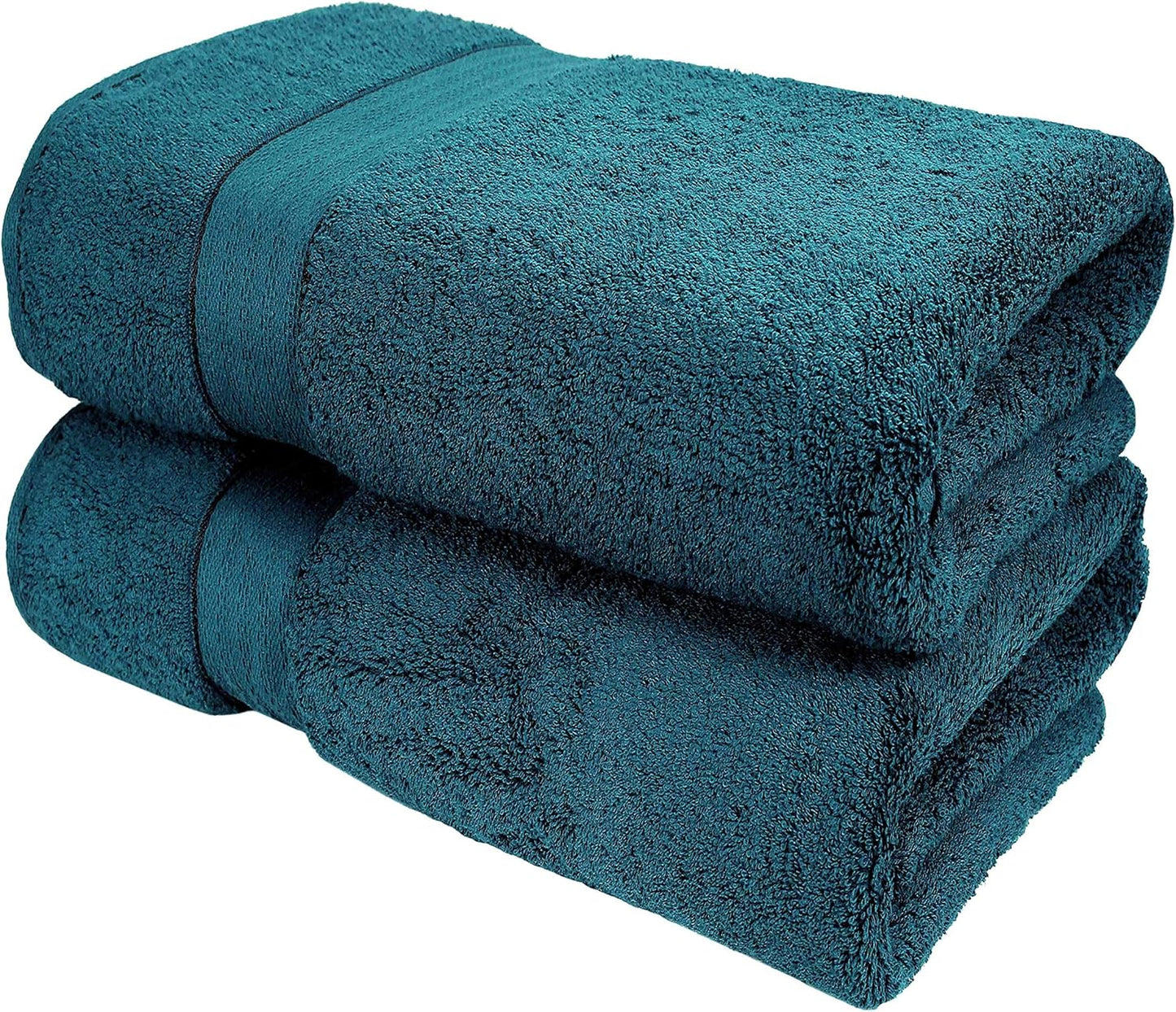 GLAMBURG Ultra Soft 8-Piece Towel Set - 100% Pure Ringspun Cotton, Contains 2 Oversized Bath Towels 27x54, 2 Hand Towels 16x28, 4 Wash Cloths 13x13 - Ideal for Everyday use, Hotel & Spa - Pink