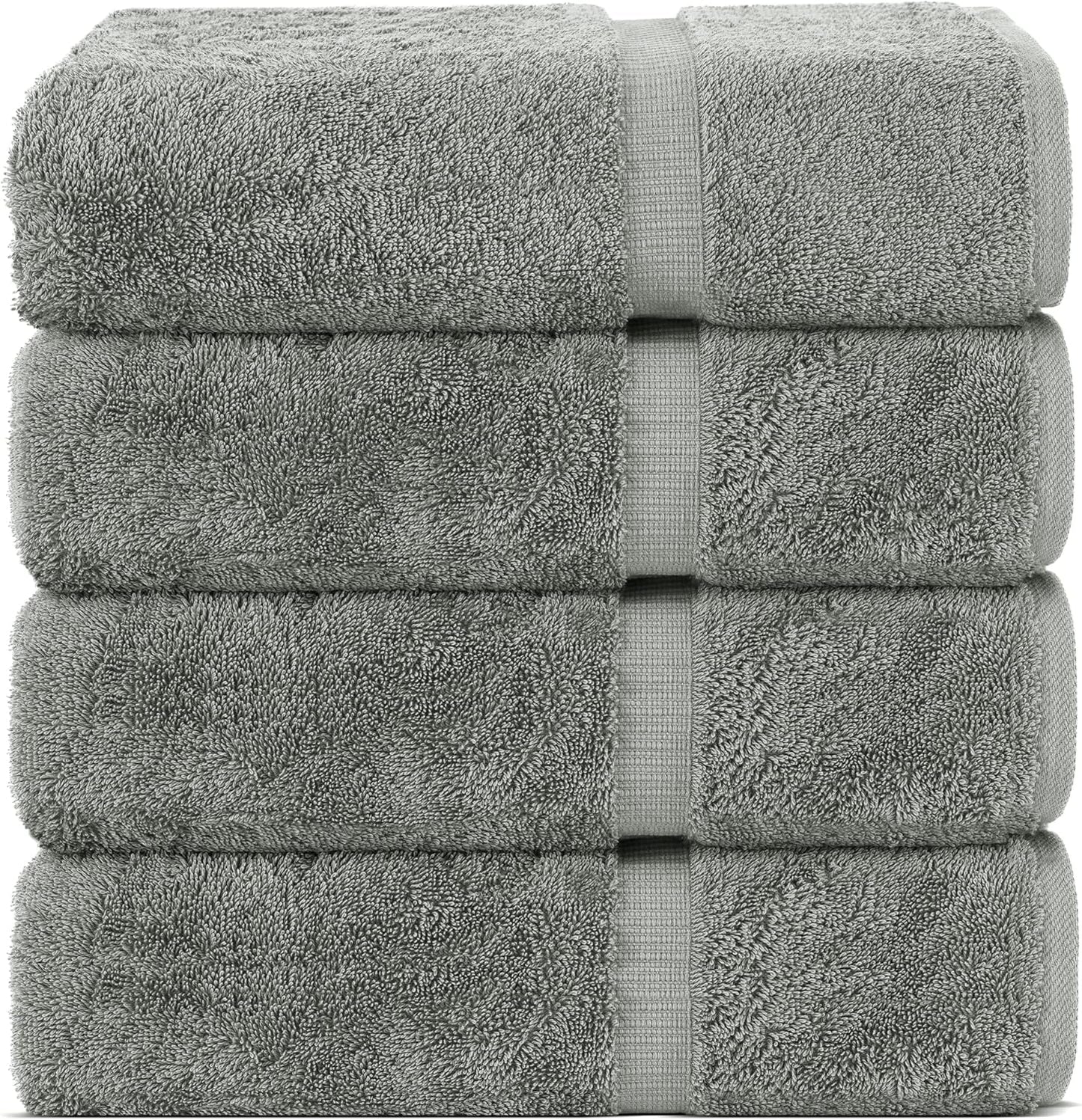 Chakir Turkish Linens Luxury Spa and Hotel Quality Premium Cotton 6-Piece Towel Set (2 x Bath Towels, 2 x Hand Towels, 2 x Washcloths)